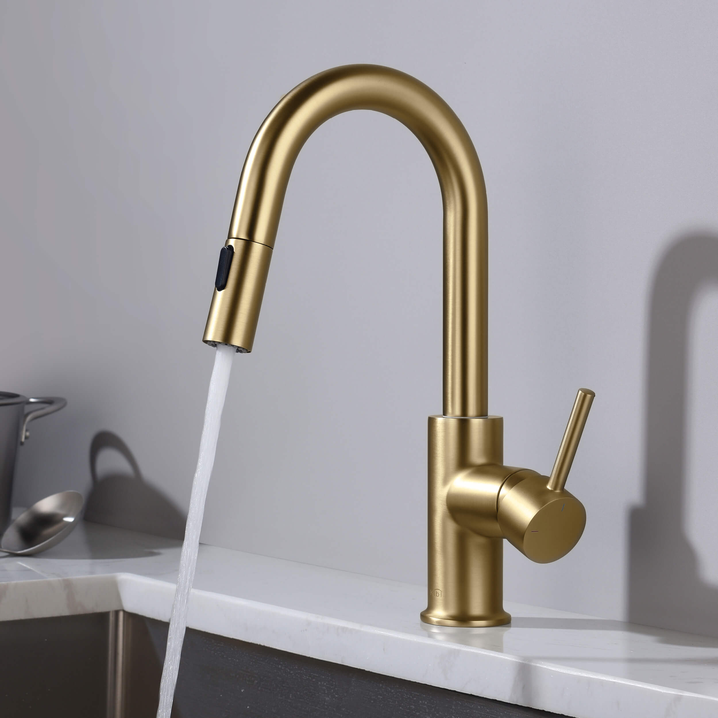 Halo Single Handle Pull Down Kitchen & Bar Sink Faucet - CKF-2011