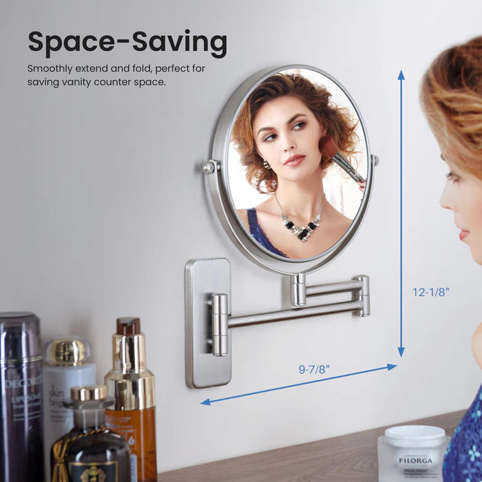 Wall Mount Magnifying Makeup Mirror - CMM-100