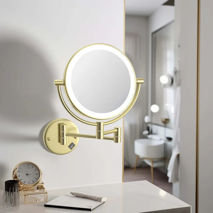 Halo LED Wall Mount Magnifying Makeup Mirror CMM-101
