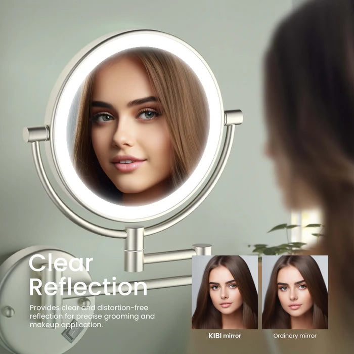 Halo LED Wall Mount Magnifying Makeup Mirror CMM-101