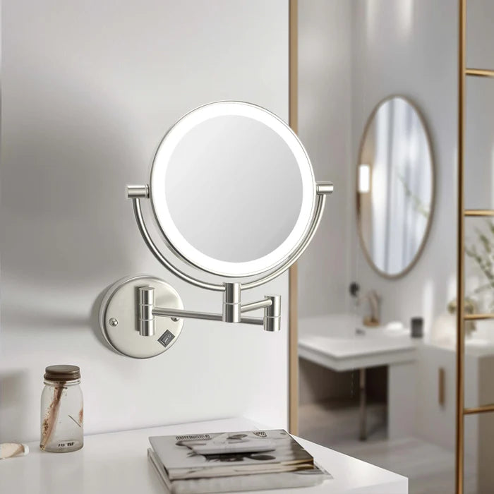 Halo LED Wall Mount Magnifying Makeup Mirror CMM-101