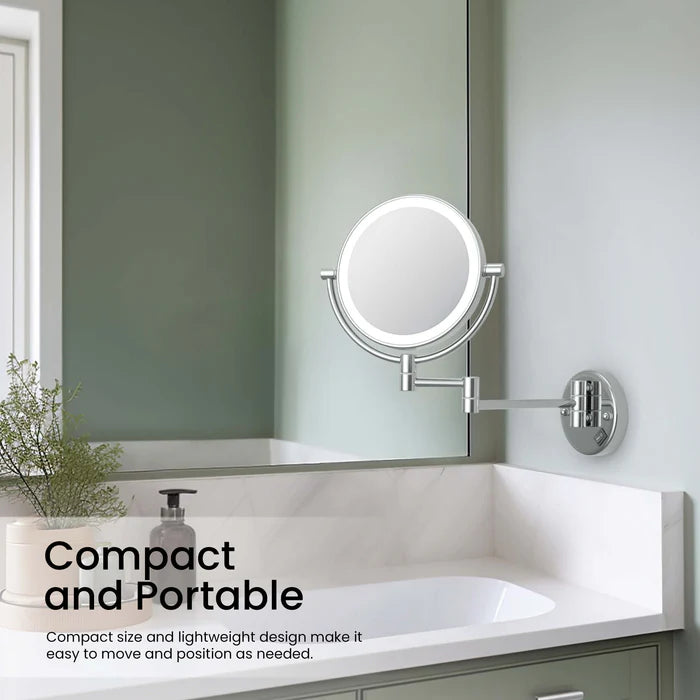 Halo LED Wall Mount Magnifying Makeup Mirror CMM-101