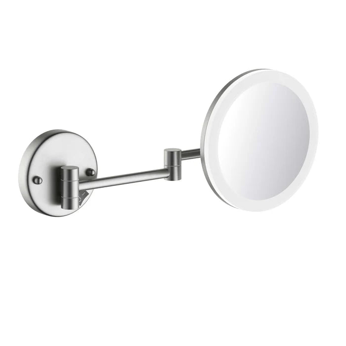 Halo LED Wall Mount One Side 5x Magnifying Makeup Mirror CMM-102