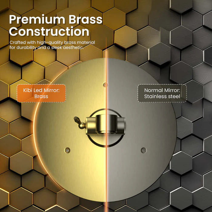 Halo LED Wall Mount One Side 5x Magnifying Makeup Mirror CMM-102