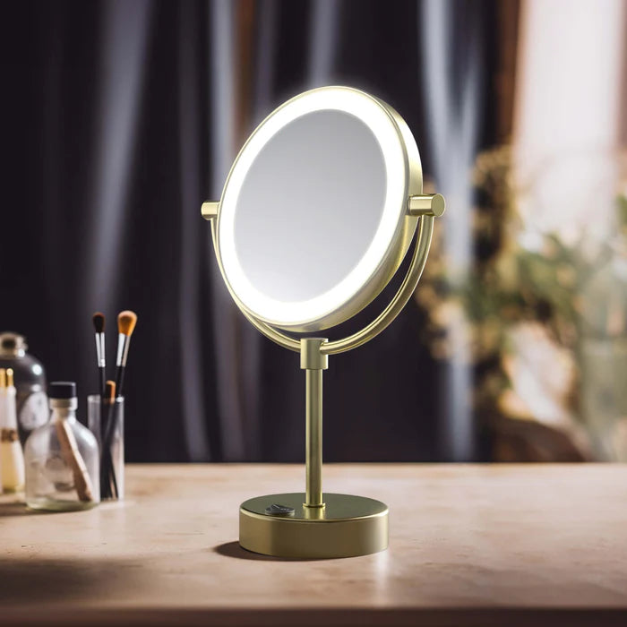 Halo LED Free Standing Magnifying Makeup Mirror - CMM-104