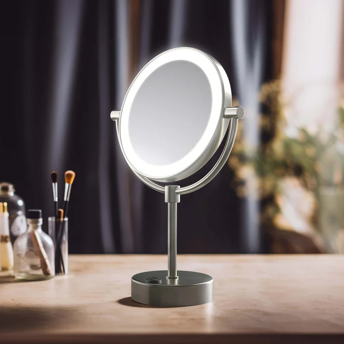 Halo LED Free Standing Magnifying Makeup Mirror - CMM-104