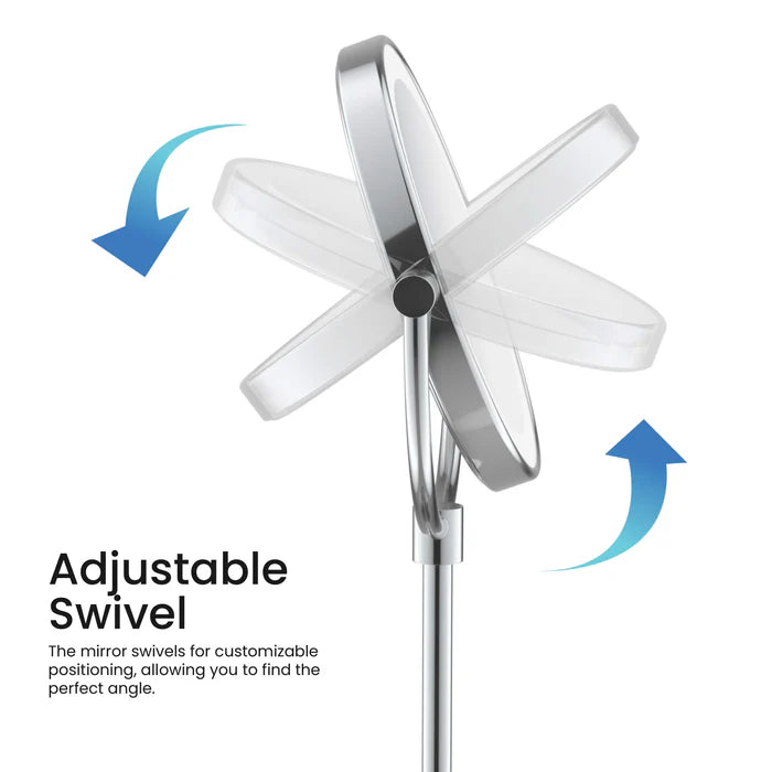 Halo LED Free Standing Magnifying Makeup Mirror - CMM-104