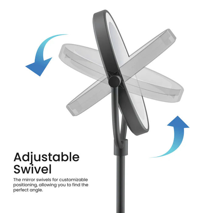 Halo LED Free Standing Magnifying Makeup Mirror - CMM-104