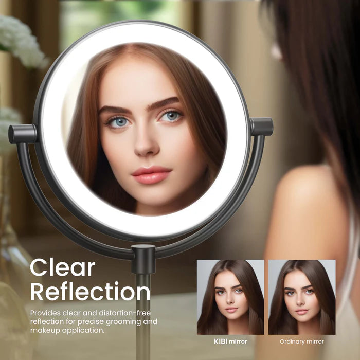 Halo LED Free Standing Magnifying Makeup Mirror - CMM-104