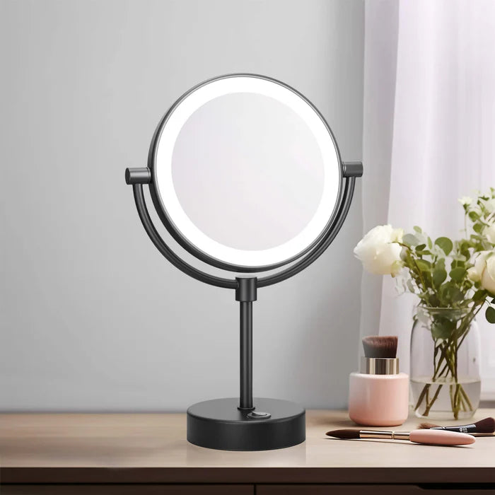 Halo LED Free Standing Magnifying Makeup Mirror - CMM-104