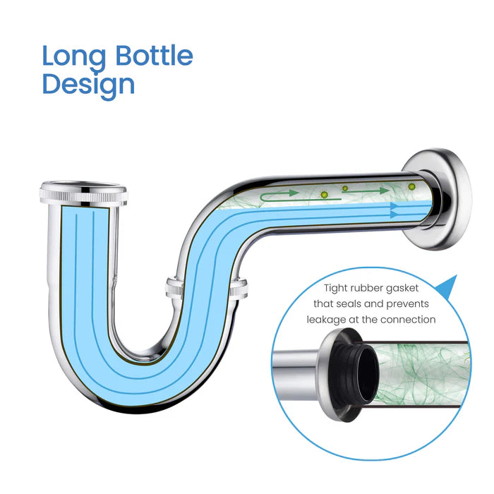 Casa Bathroom Sink Decorative P-Trap - PT-101