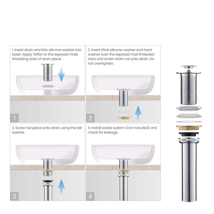 Quadra Brass Single Handle Bathroom Vessel Sink Faucet - CBF-1003