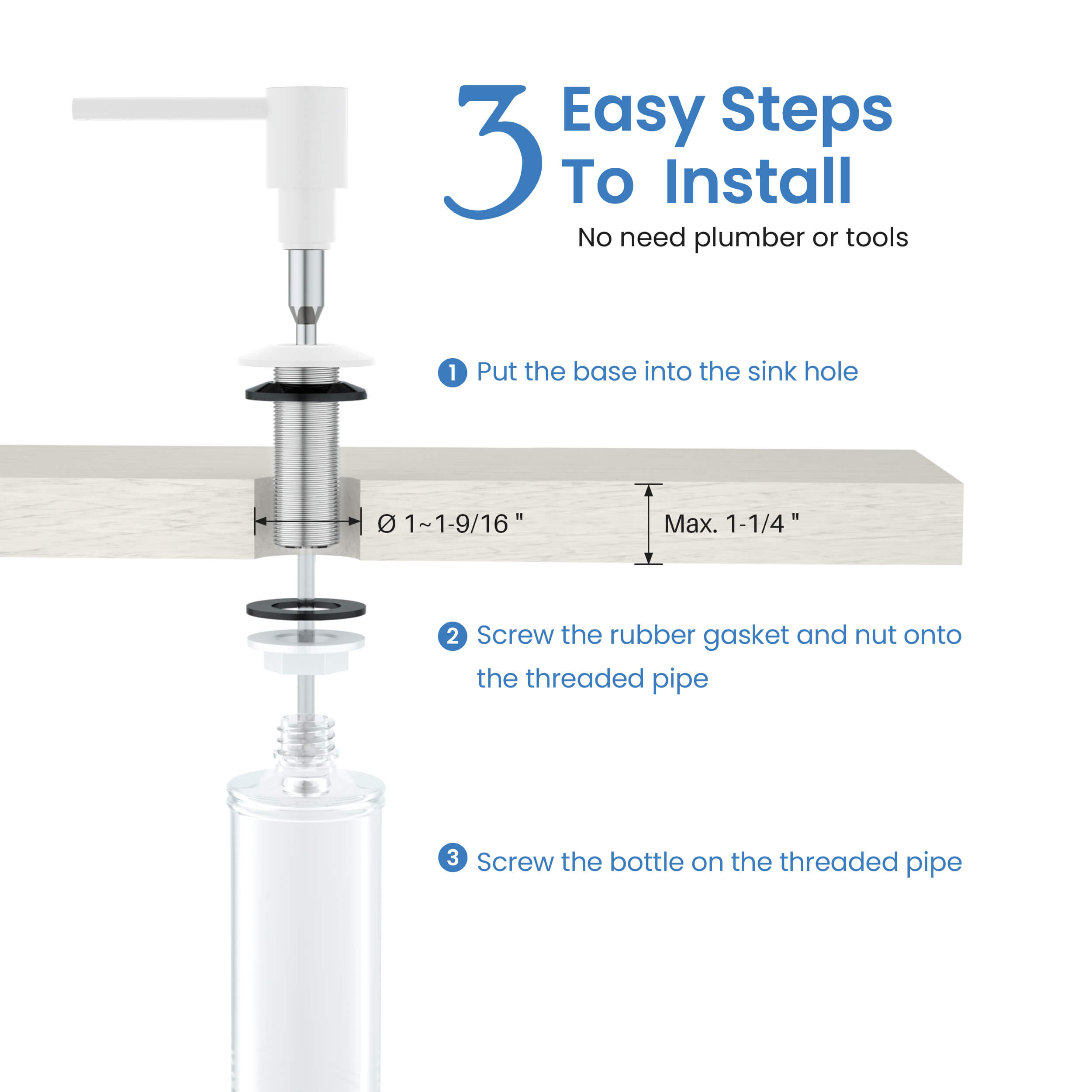Kitchen Soap Dispenser - SD-100