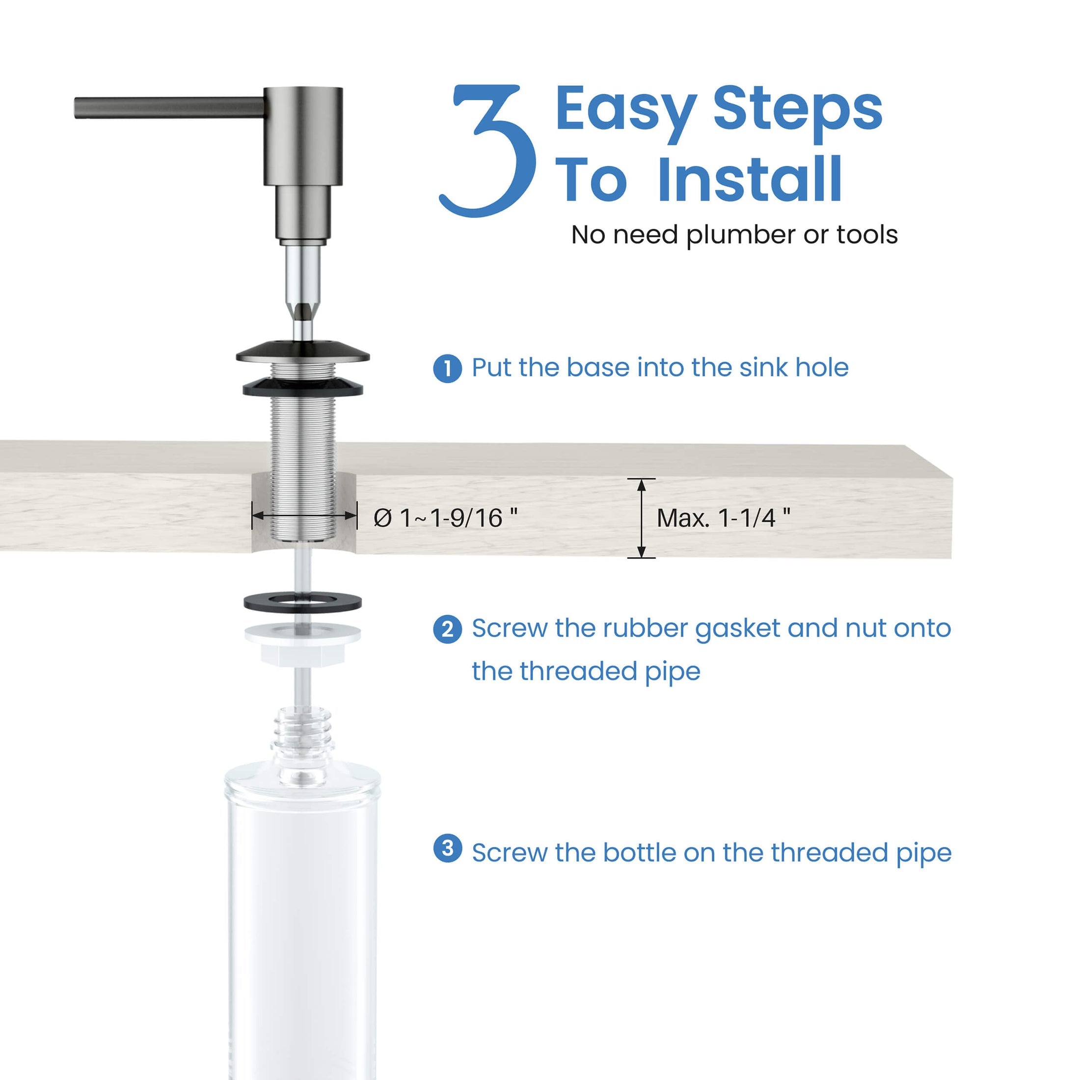 Kitchen Soap Dispenser - SD-100