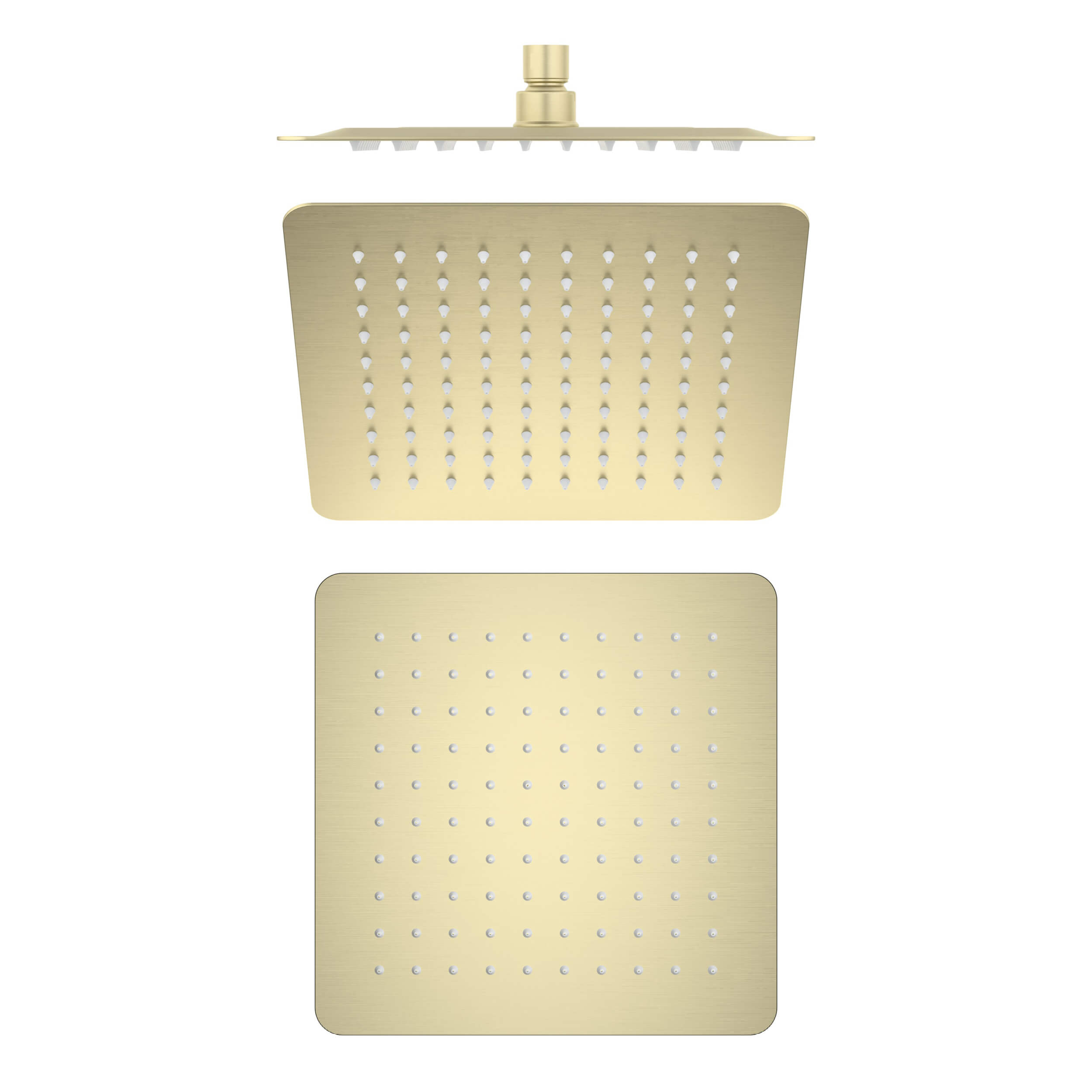 Quadra 10" Metal Rain Shower Head 2mm Ultra Thin Profile - RS101