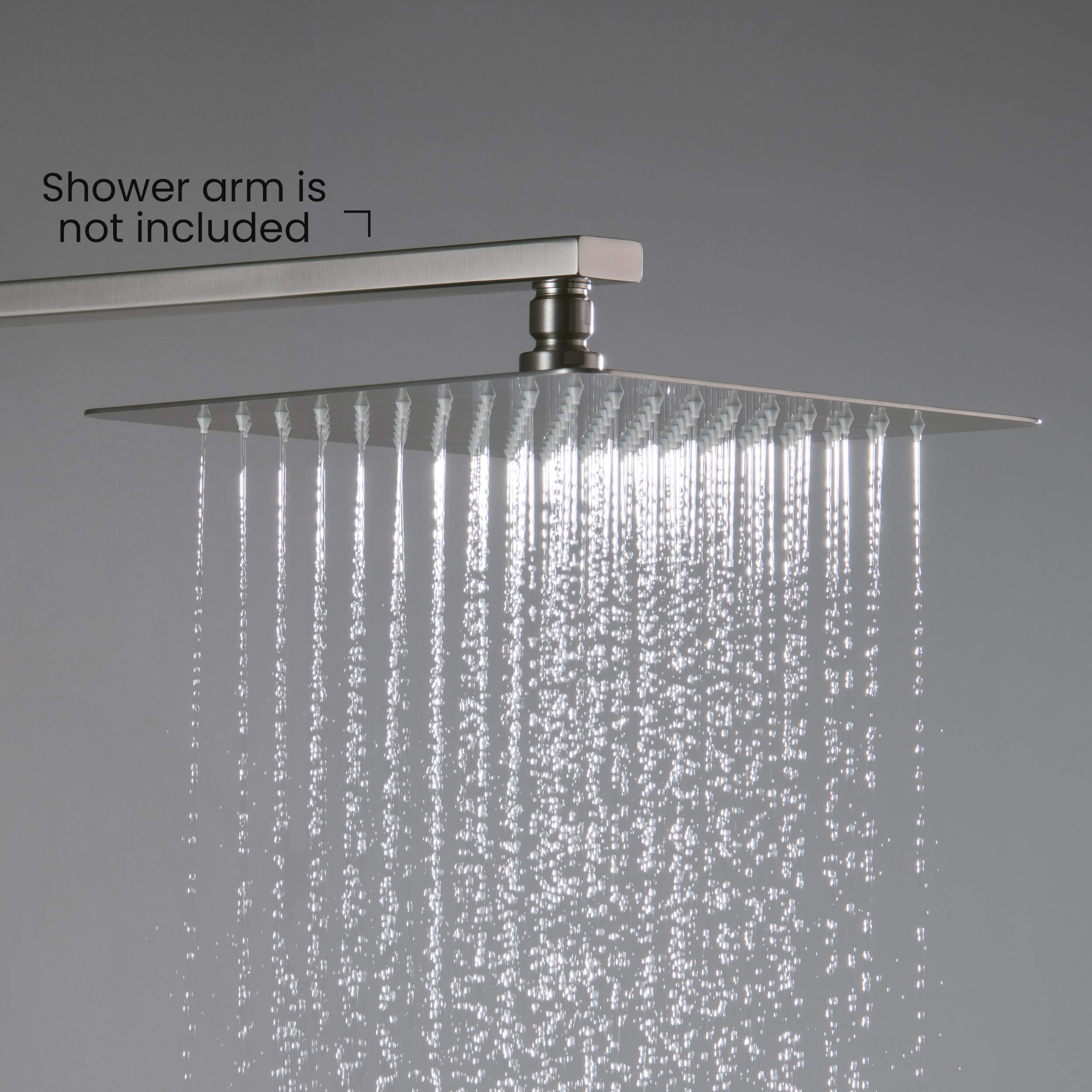 Quadra 10" Metal Rain Shower Head 2mm Ultra Thin Profile - RS101