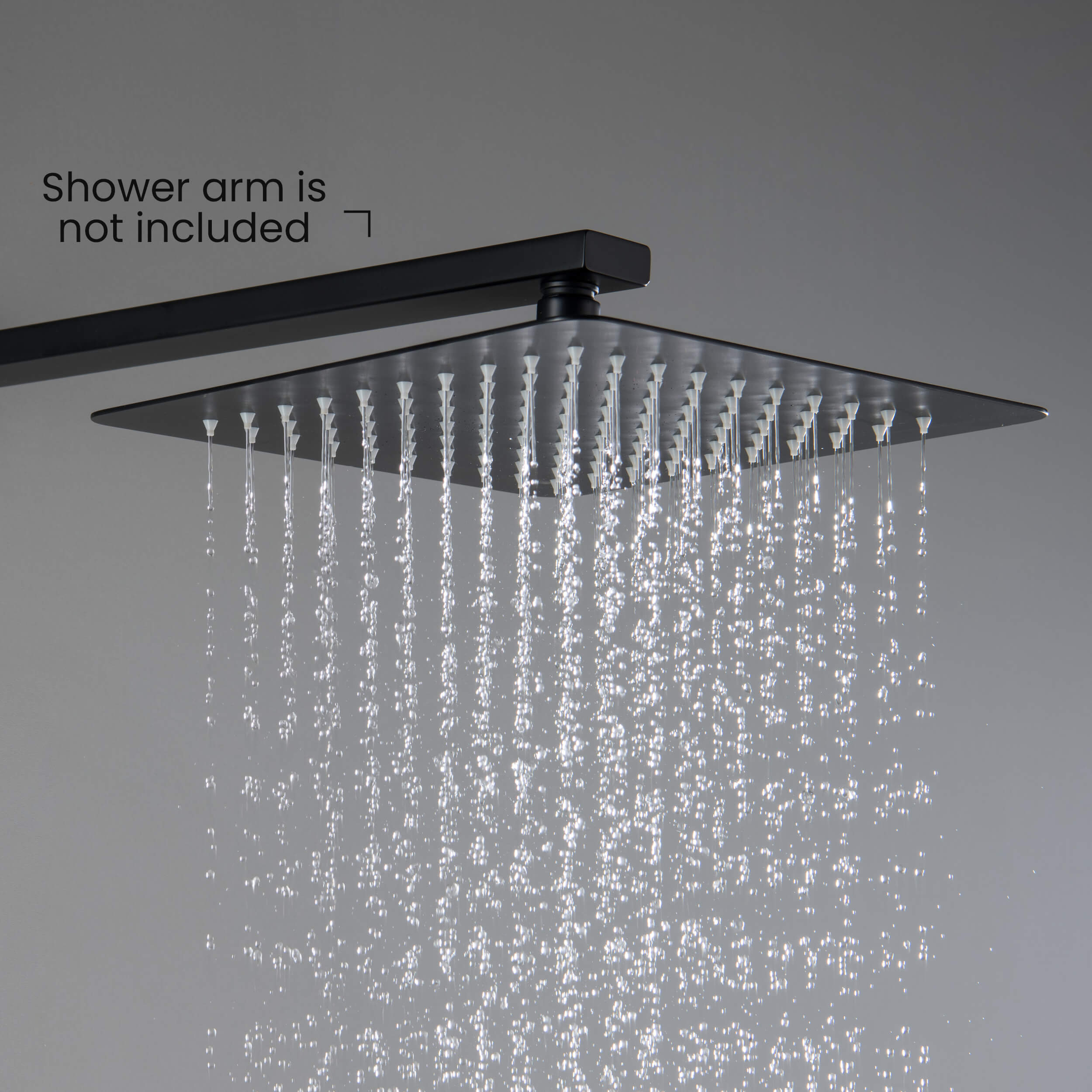 Quadra 10" Metal Rain Shower Head 2mm Ultra Thin Profile - RS101
