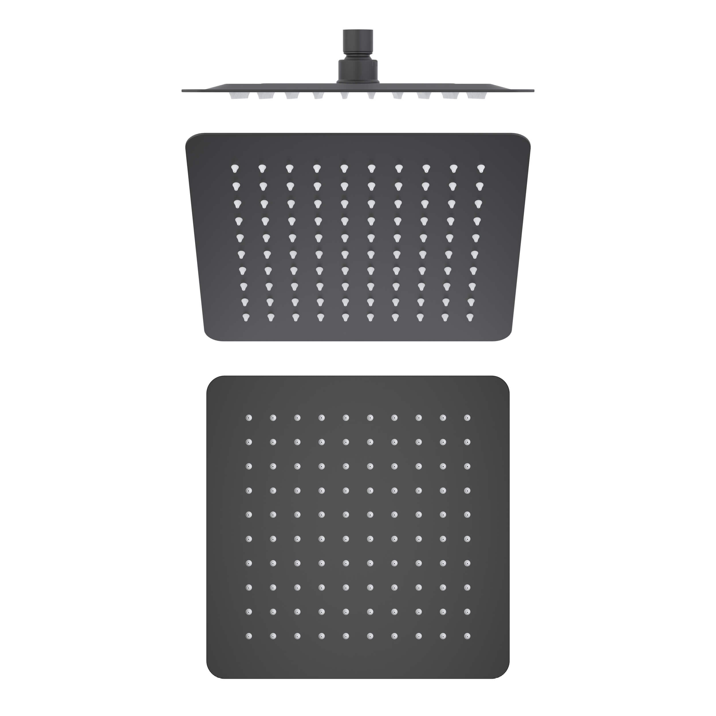 Quadra 10" Metal Rain Shower Head 2mm Ultra Thin Profile - RS101