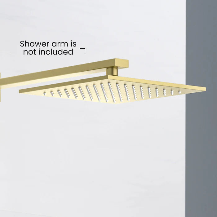 Quadra 10" Metal Thin Profile Rain Shower Head 1.75 GPM RS105