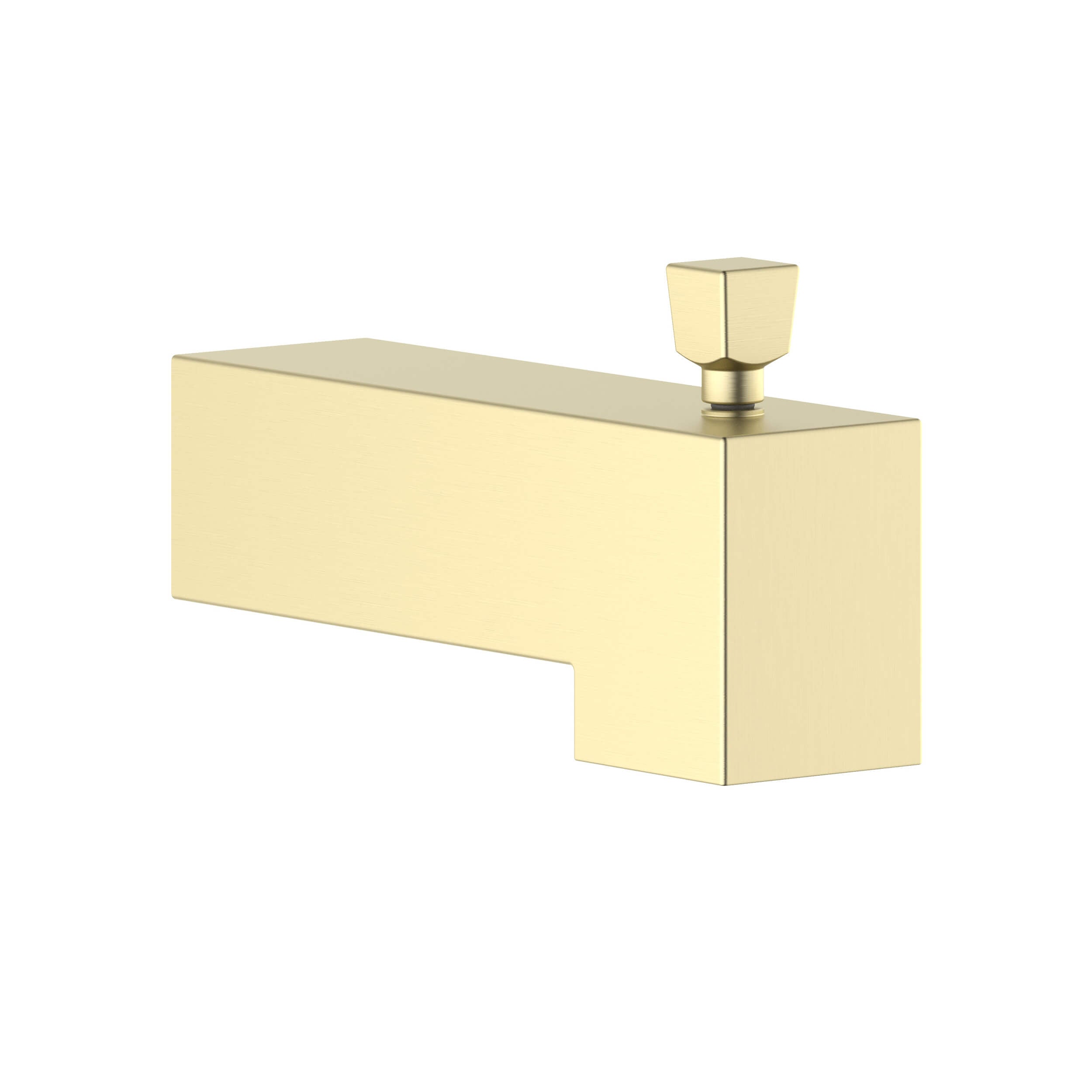 Quadra Wall Mounted 1/2" Slip-On Tub Spout with Diverter - TS103