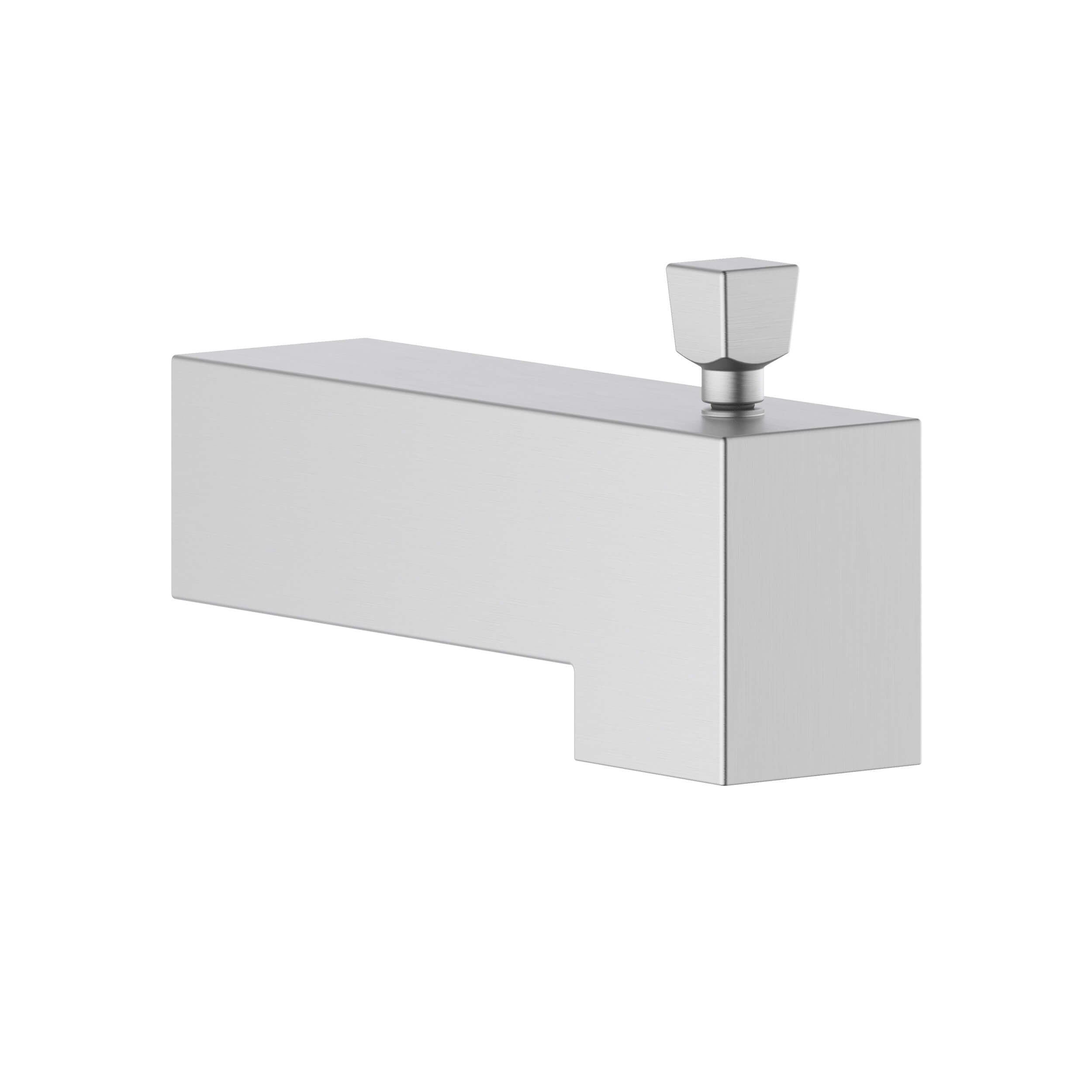 Quadra Wall Mounted 1/2" Slip-On Tub Spout with Diverter - TS103