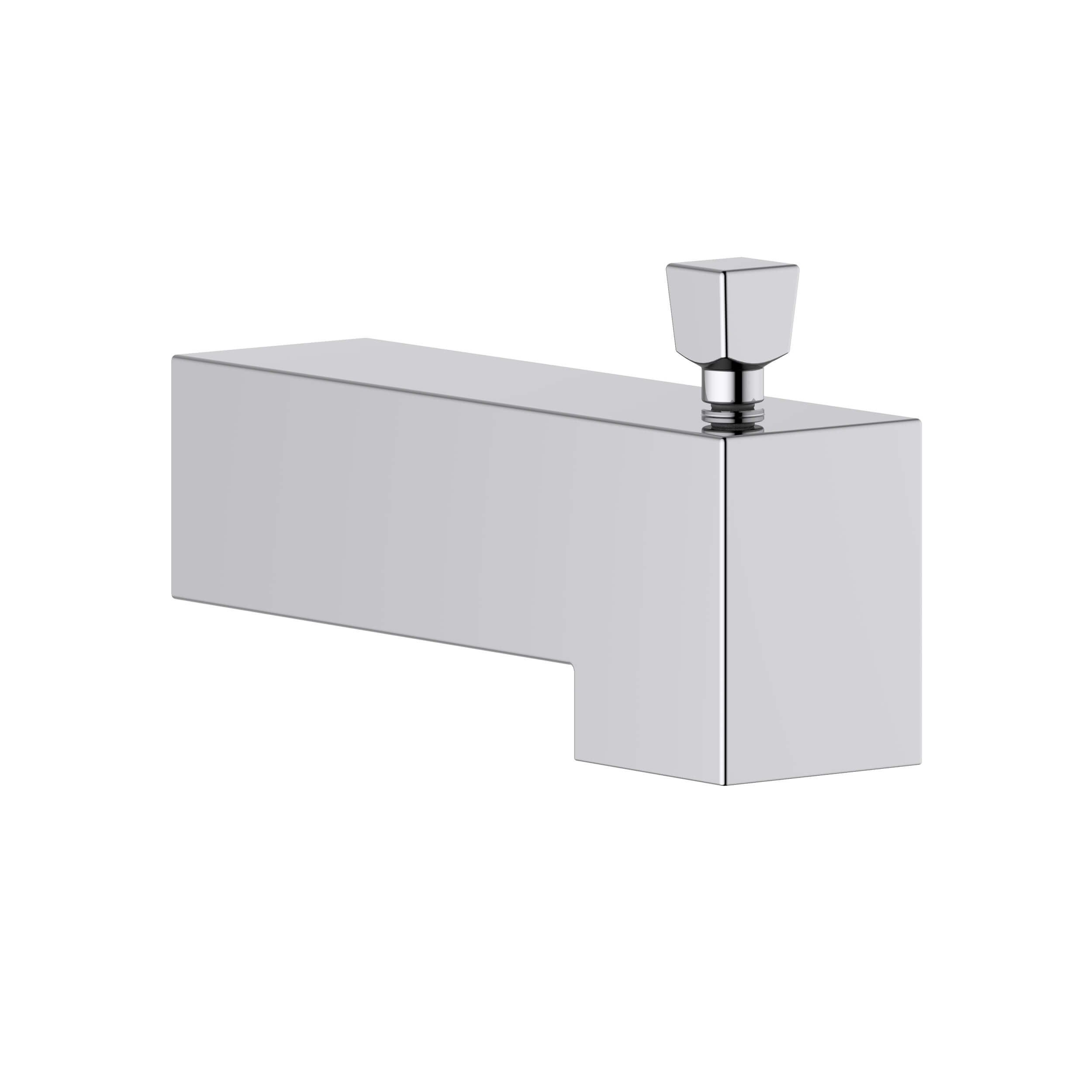 Quadra Wall Mounted 1/2" Slip-On Tub Spout with Diverter - TS103