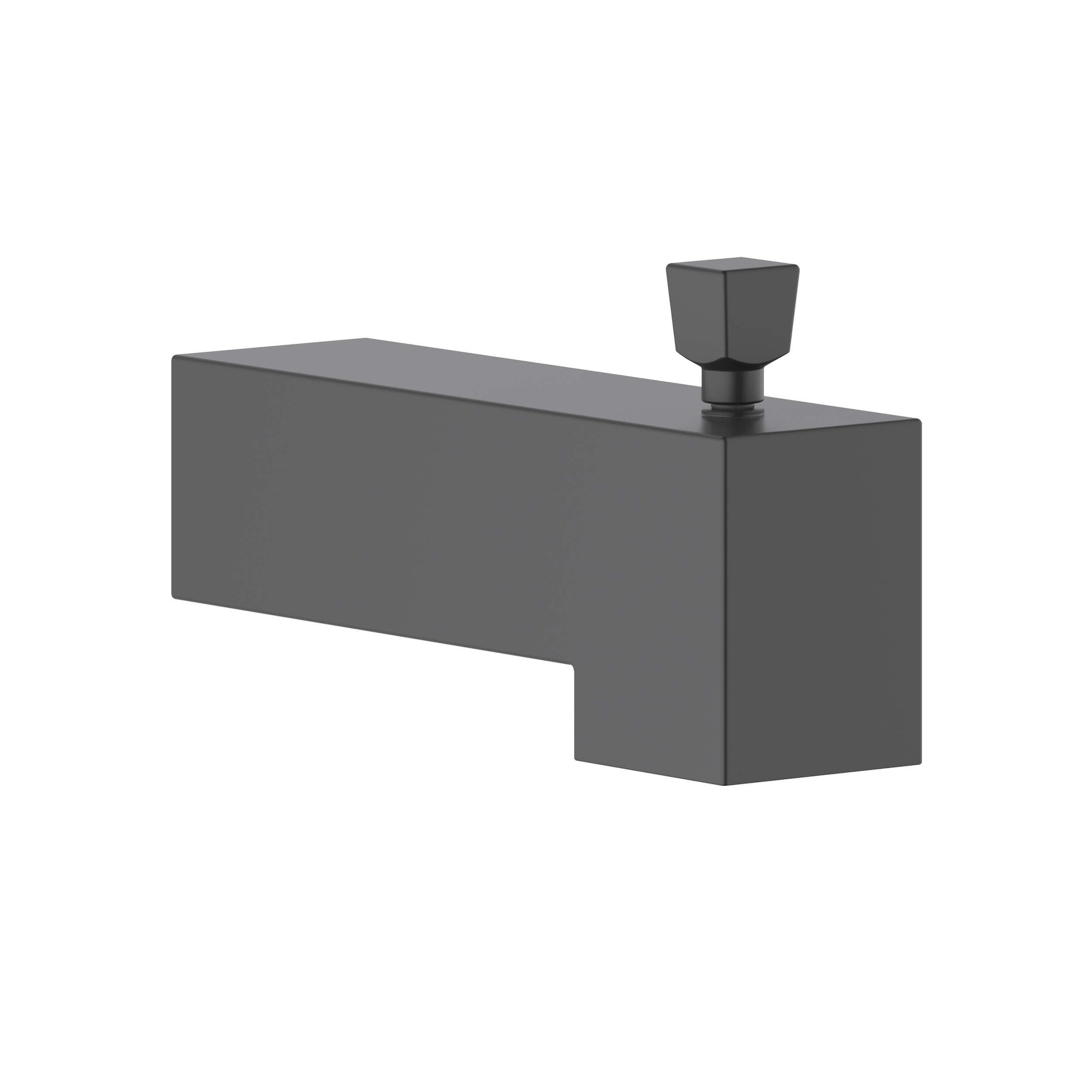 Quadra Wall Mounted 1/2" Slip-On Tub Spout with Diverter - TS103
