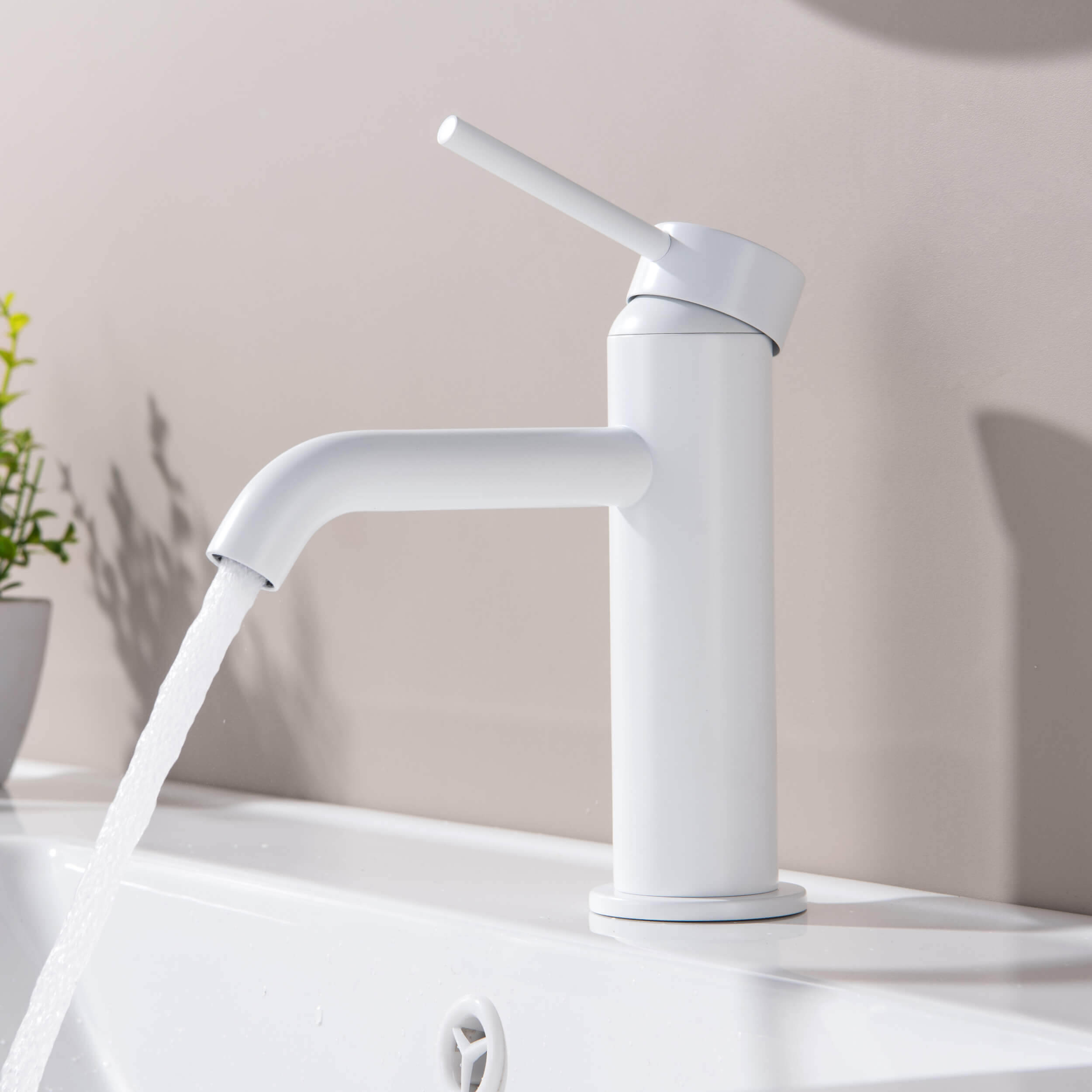 Halo Single Handle Bathroom Vanity Sink Faucet with Pop Up Drain - CBF-1008