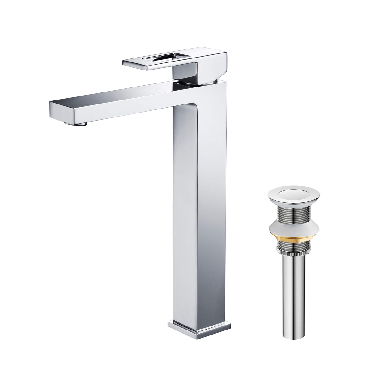 Quadra Brass Single Handle Bathroom Vessel Sink Faucet - CBF-1003