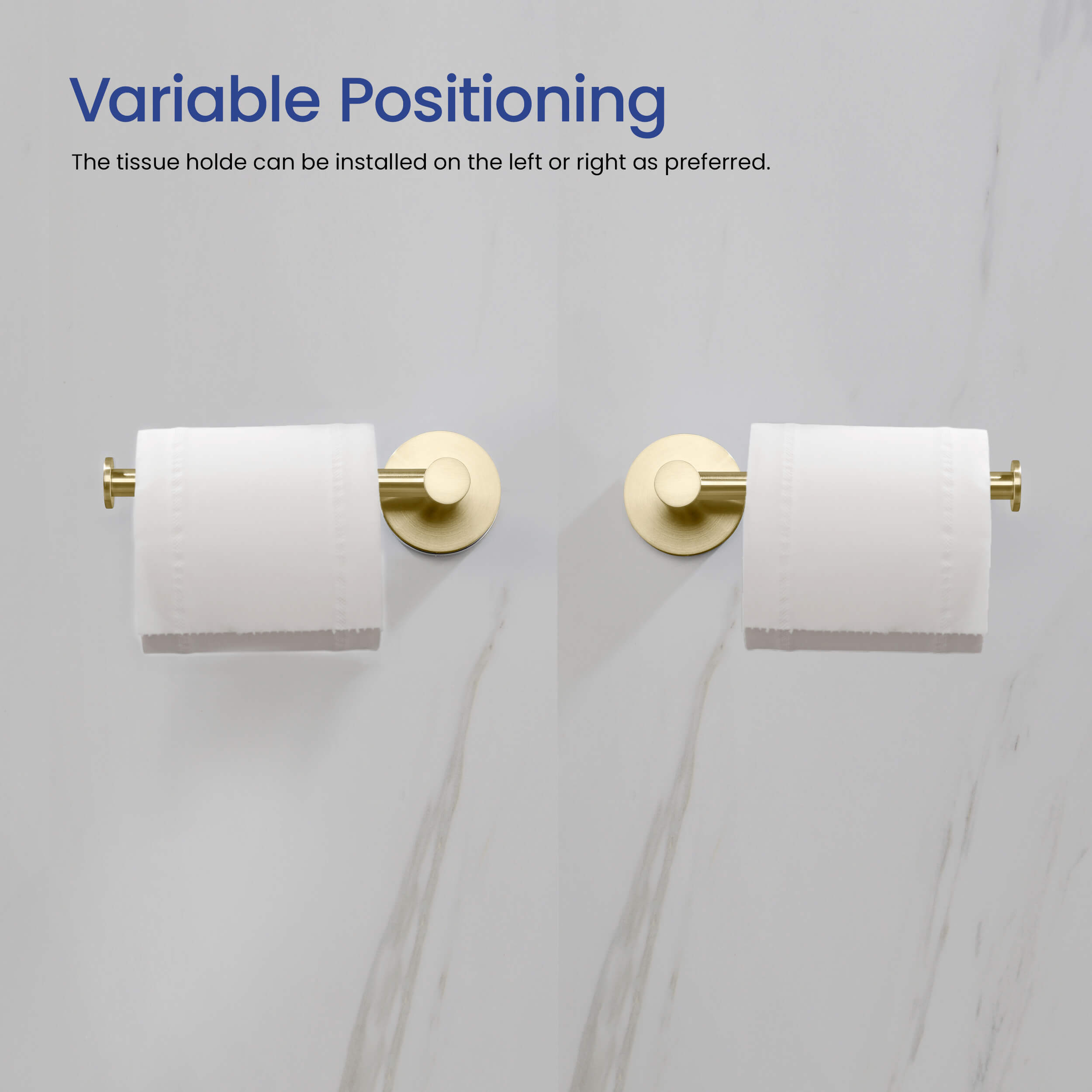 Halo 5-Piece Bathroom Hardware Set - C-CBA14-5-3