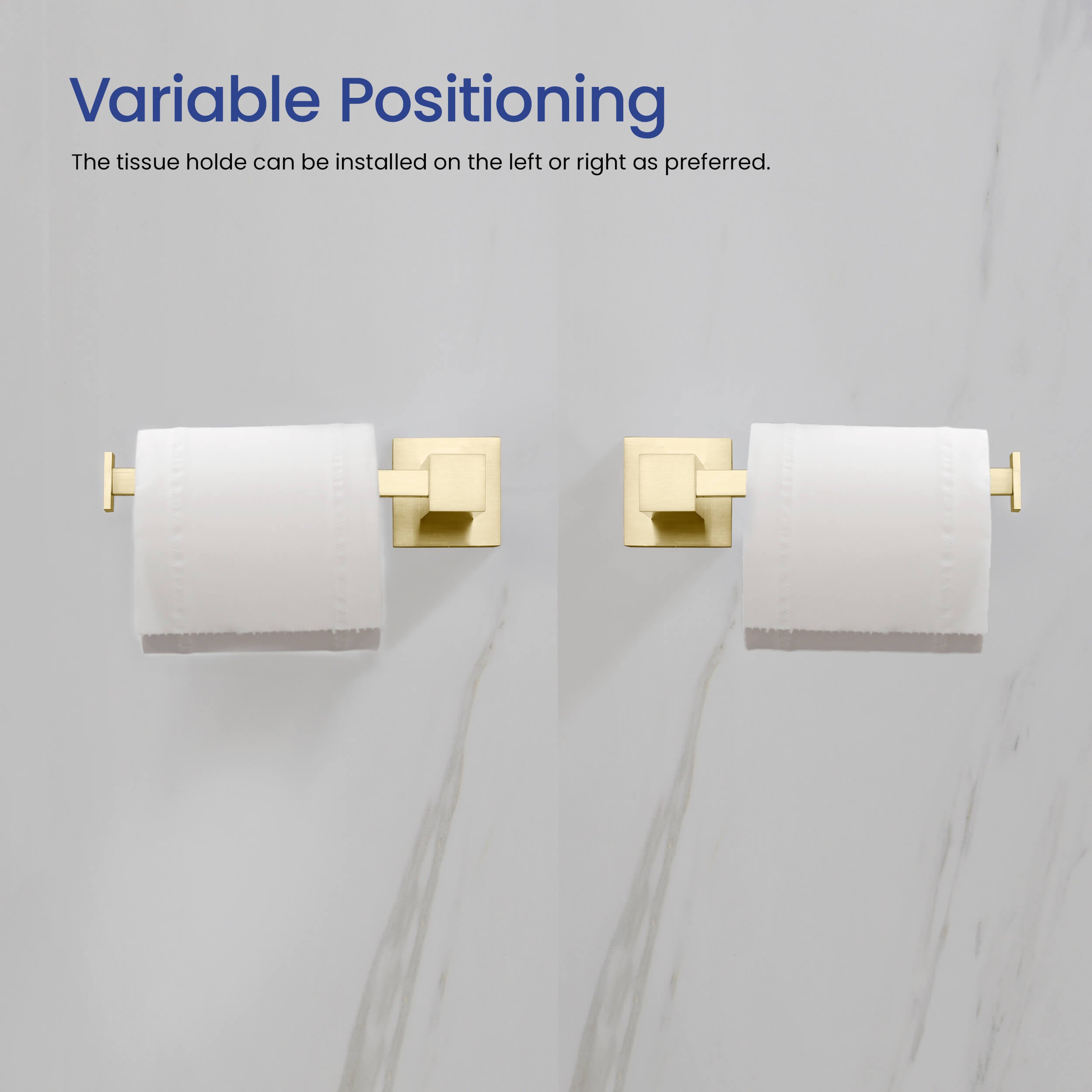 Quadra 2-Piece Bathroom Hardware Set - C-CBA15-2-2