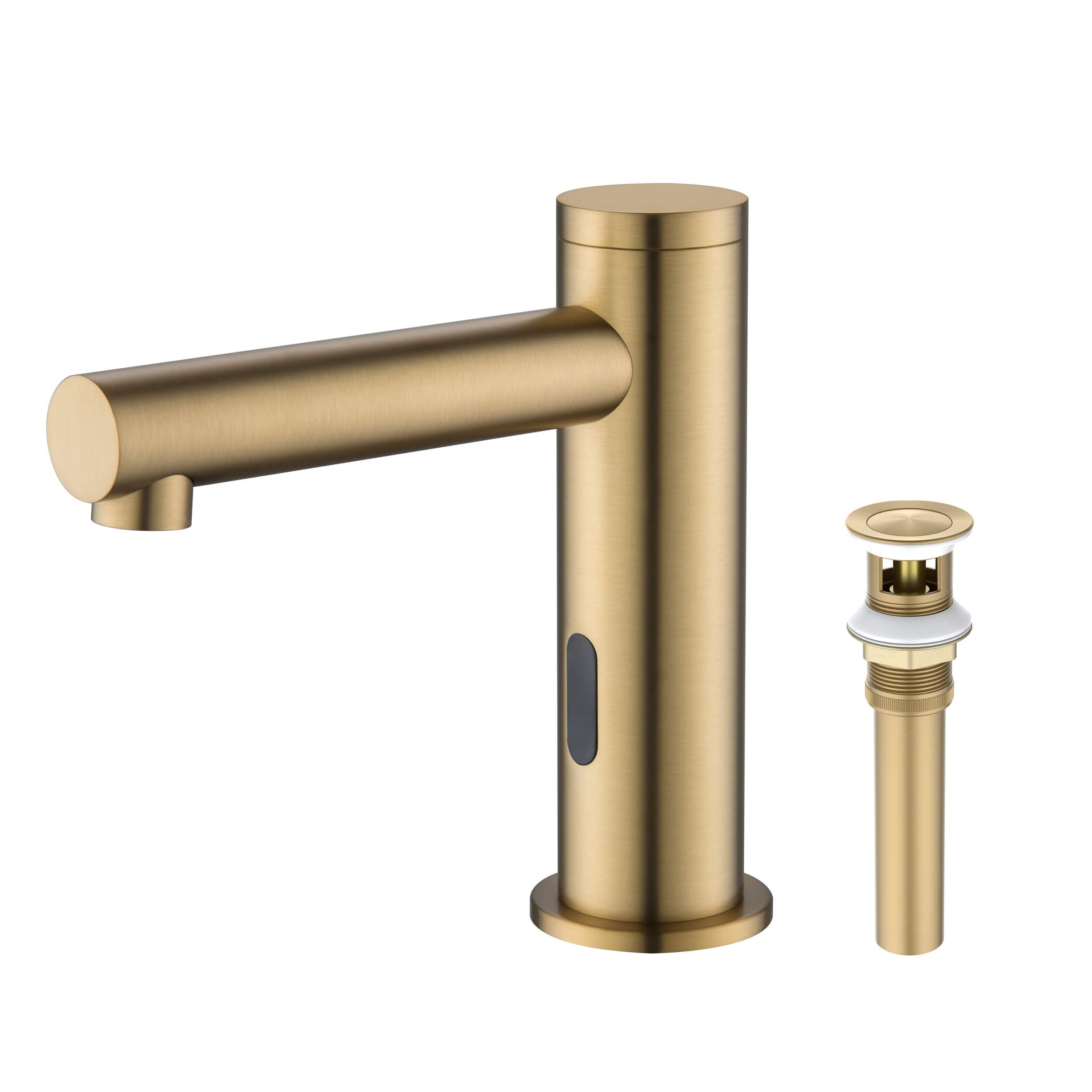 Halo Touchless Bathroom Faucet with Pop-Up Drain — Plug-In or Battery Powered - CBF-1029