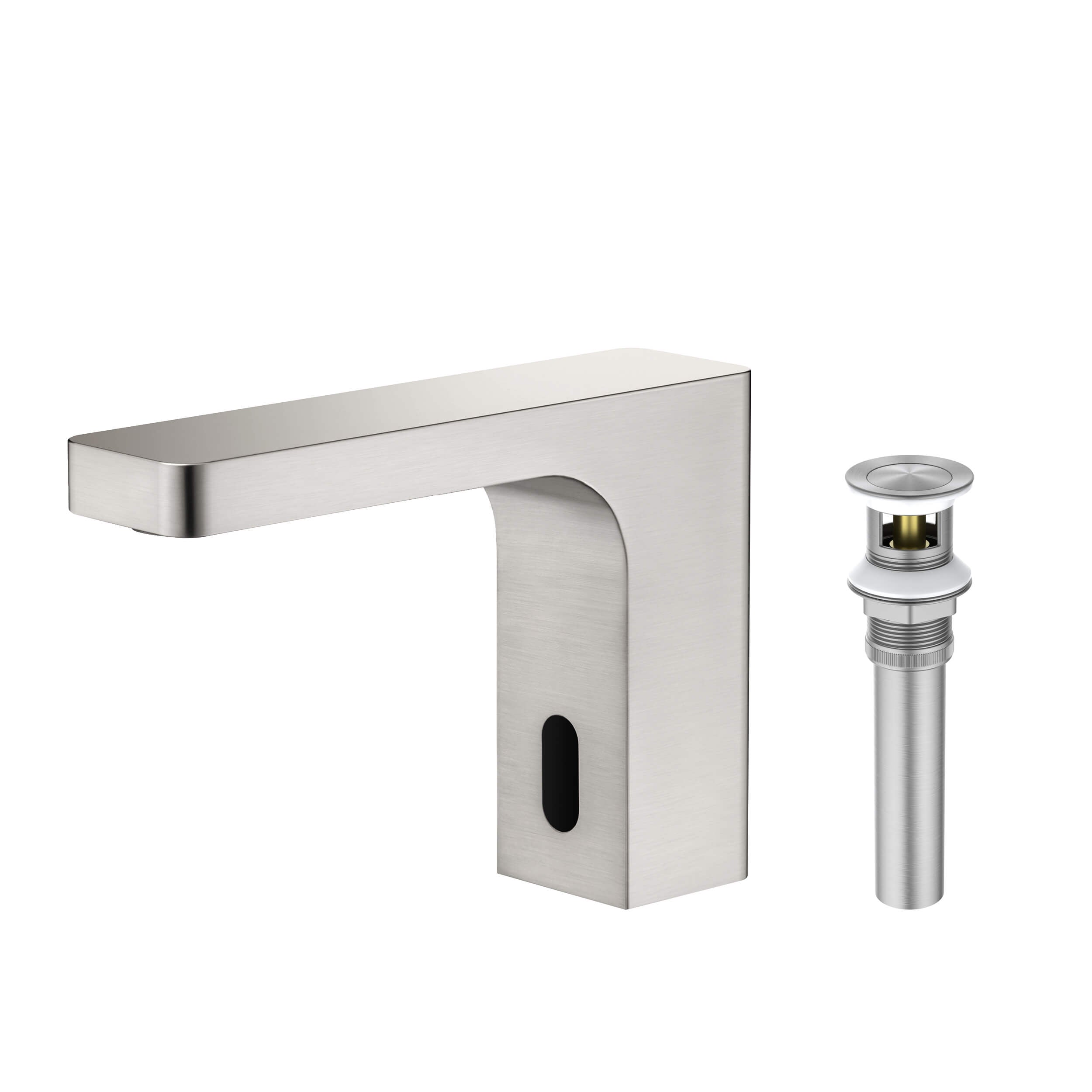 Fusion Touchless Bathroom Faucet with Pop-Up Drain — Plug-In or Battery Powered - CBF-1030