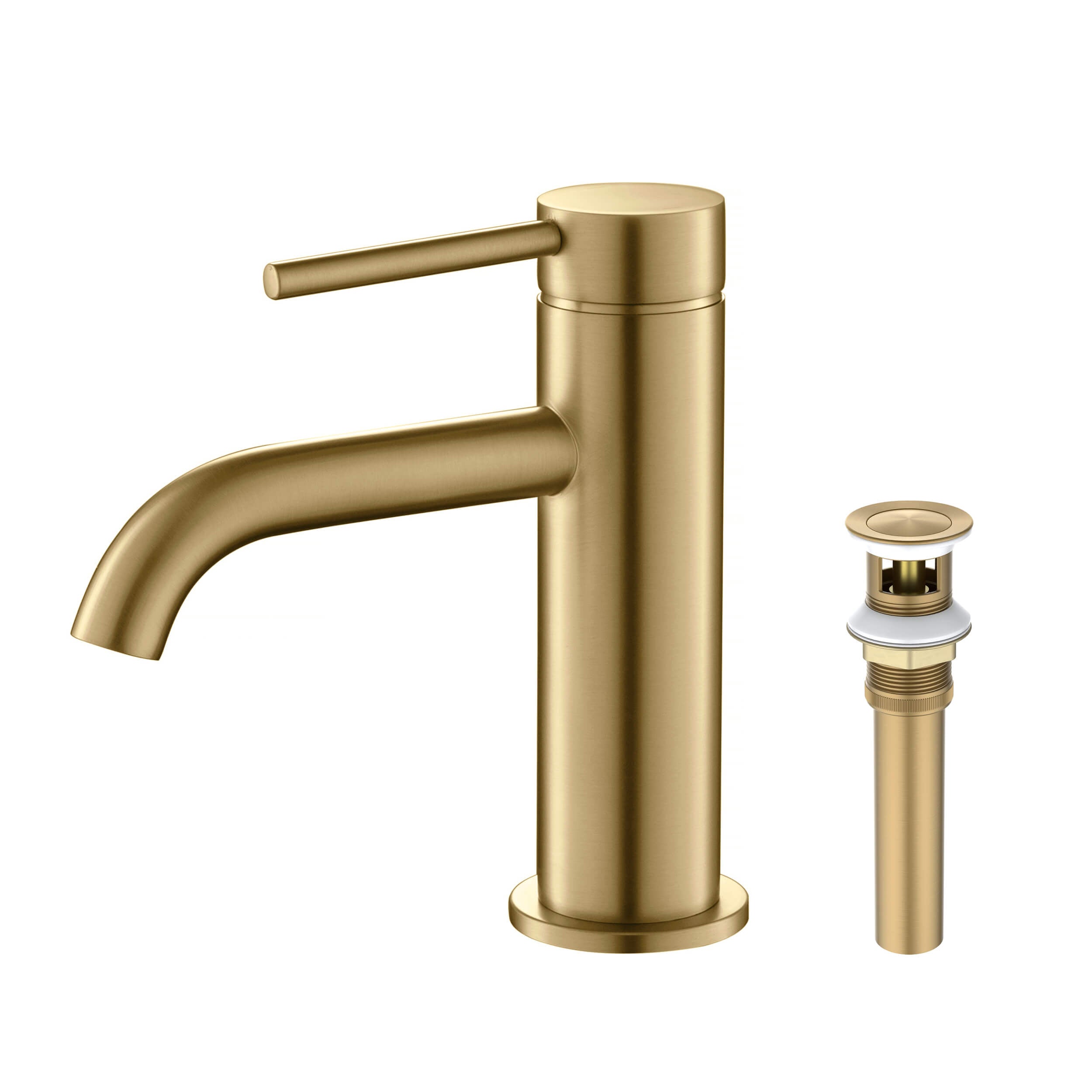 Halo Single Handle Bathroom Vanity Sink Faucet with Pop Up Drain - CBF-1008