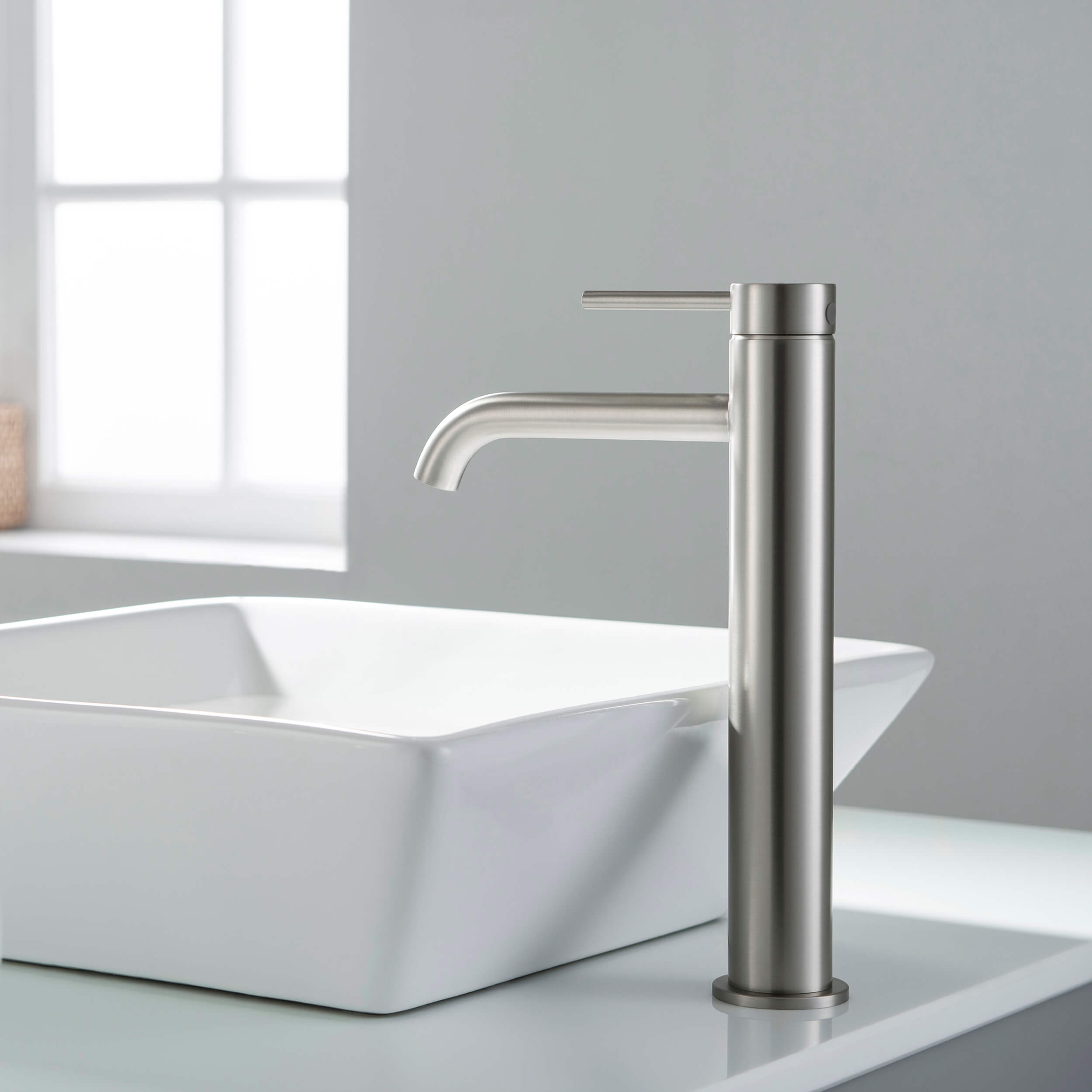 Halo Single Handle Bathroom Vessel Sink Faucet with Pop Up Drain - CBF-1009