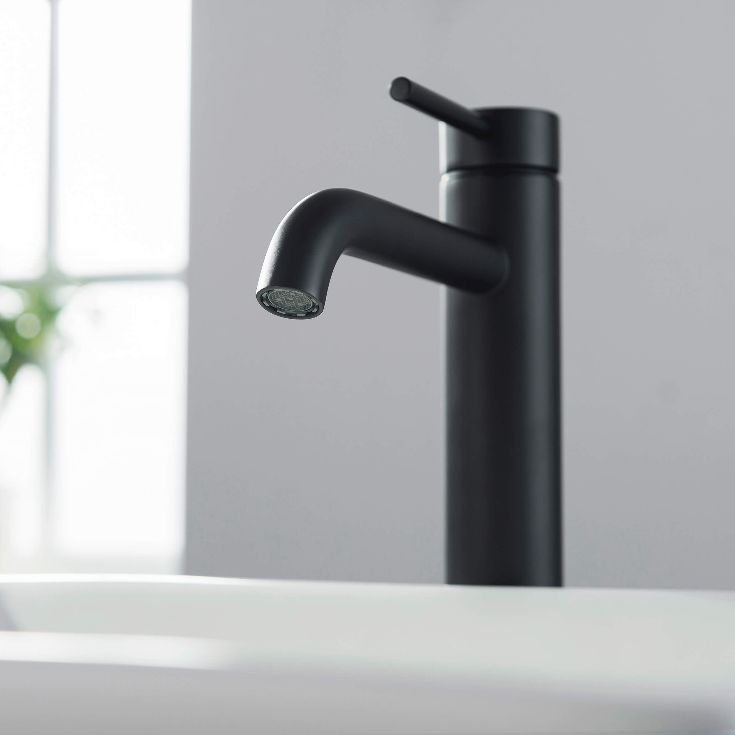 Halo Single Handle Bathroom Vessel Sink Faucet with Pop Up Drain - CBF-1009