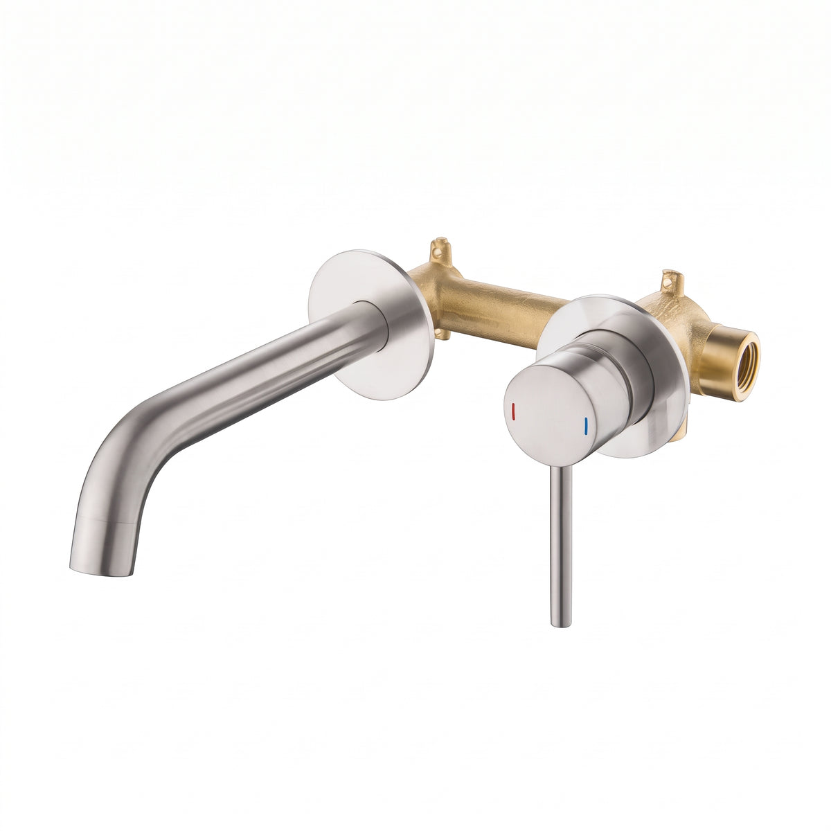 Halo Wall Mount Single Handle Bathroom Vanity Sink Faucet - CBF-1023