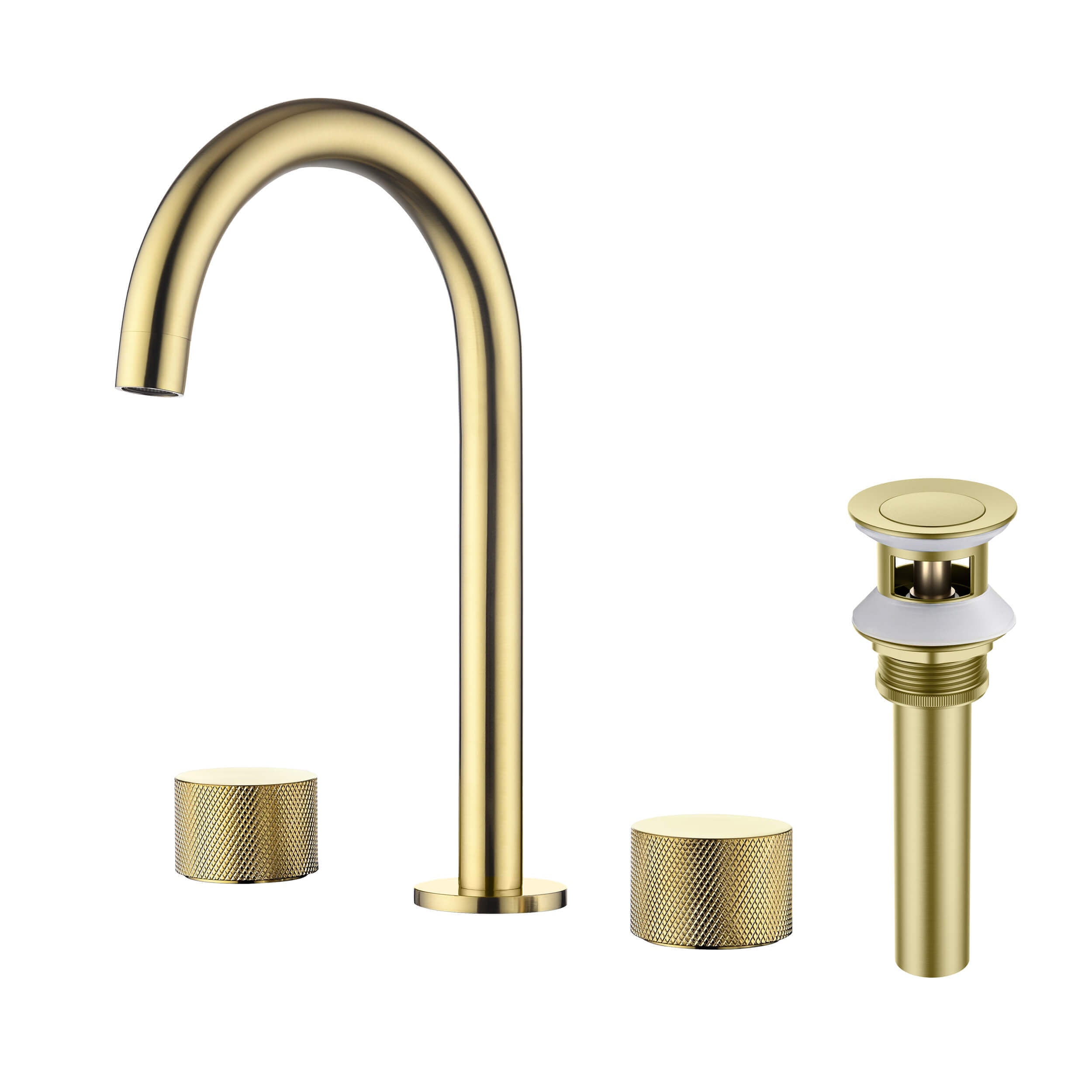 Verona 8" Widespread Bathroom Sink Faucet with Drain Assembly - CBF-1026