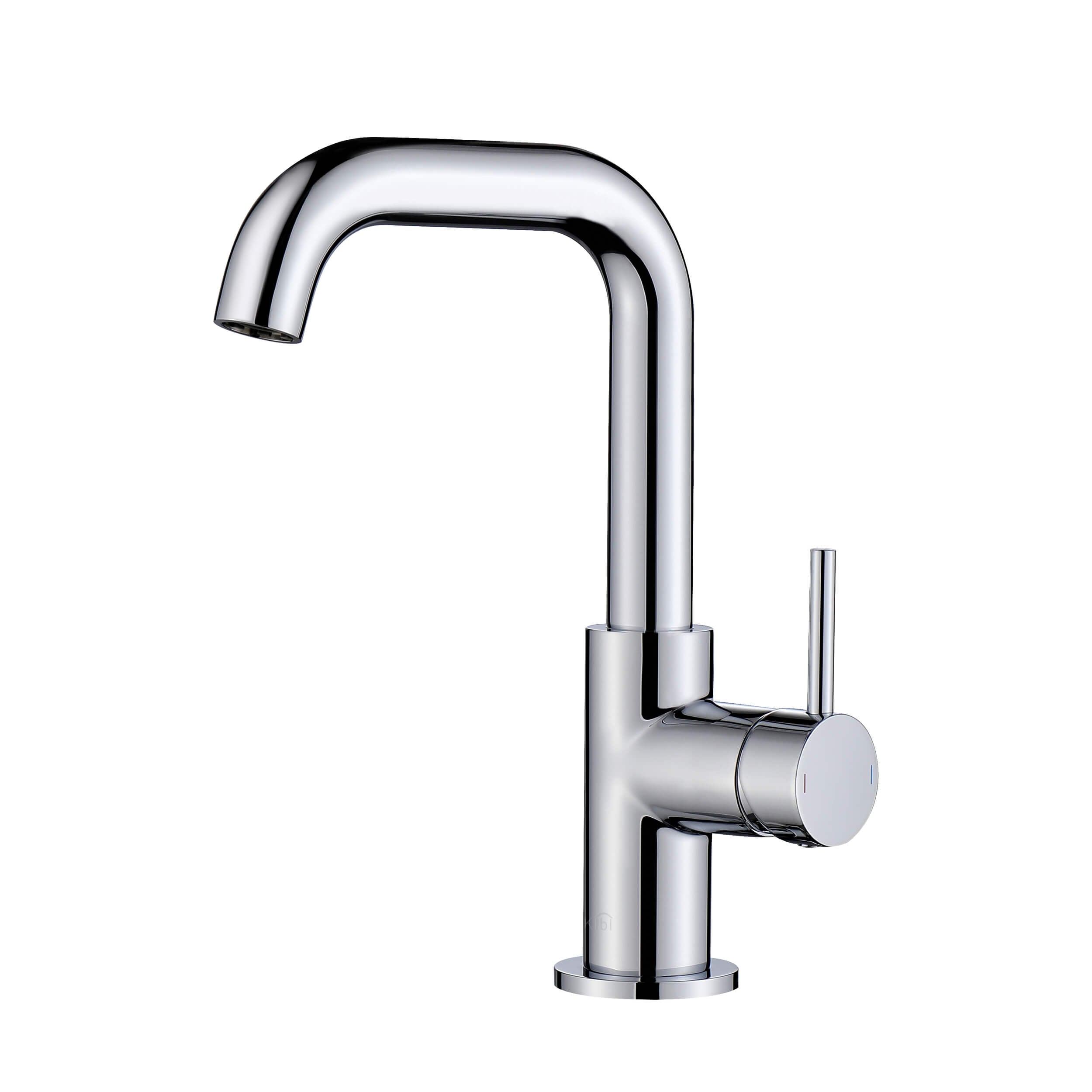 Tampa Single Handle High-Arc Bathroom Vanity Sink Faucet - CBF-1028