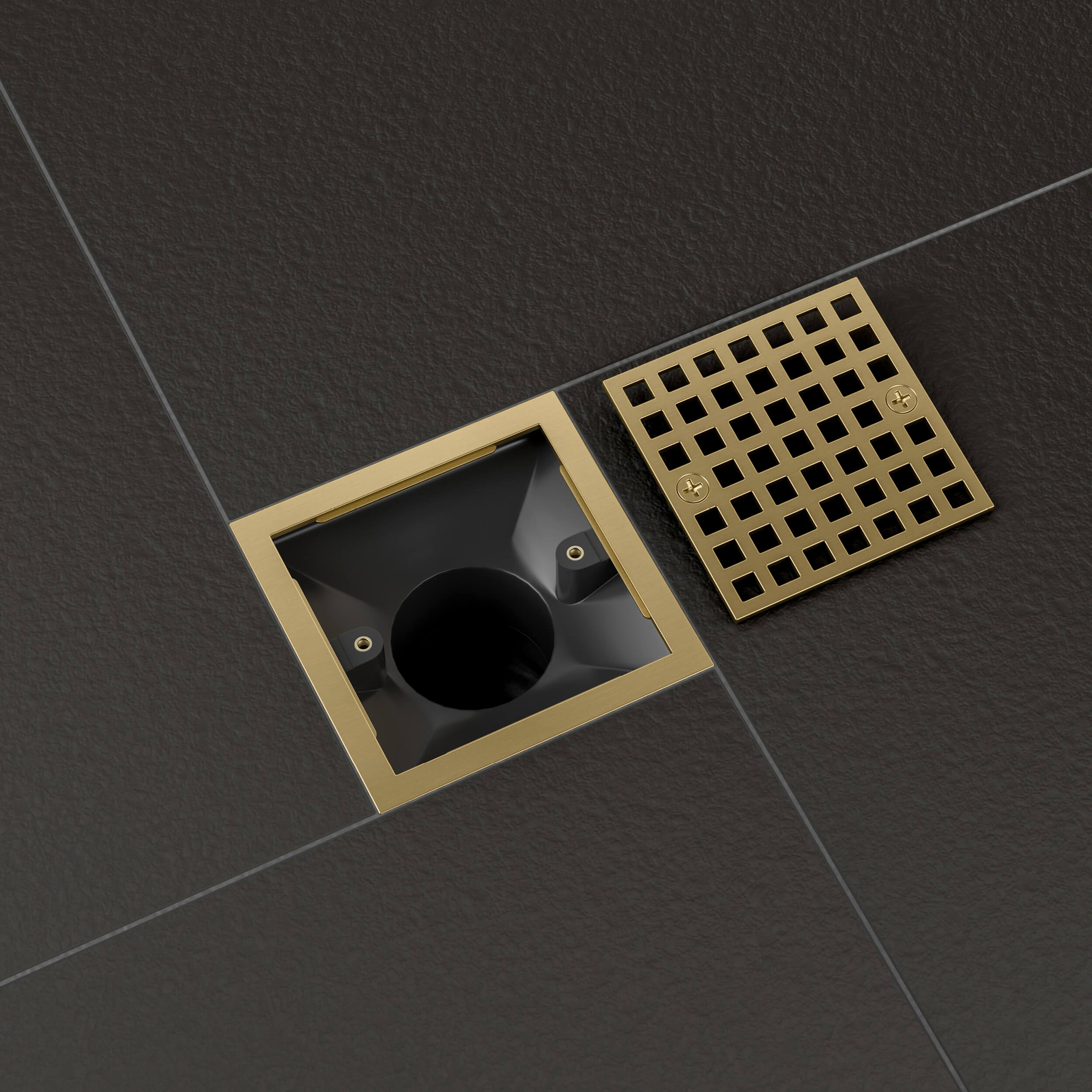 Casa 4" Tile-In Shower Drain - CFD-0401