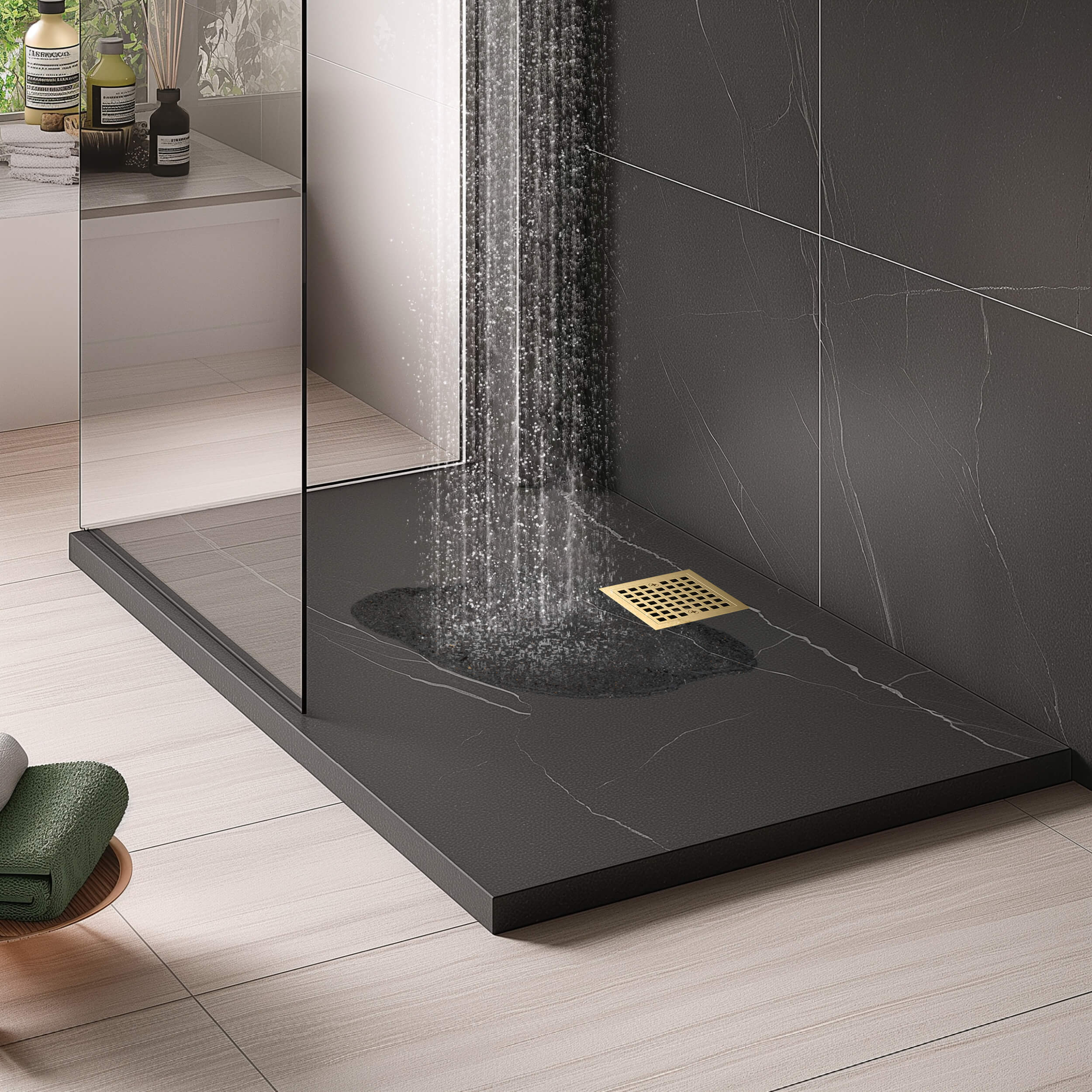 Casa 4" Tile-In Shower Drain - CFD-0401