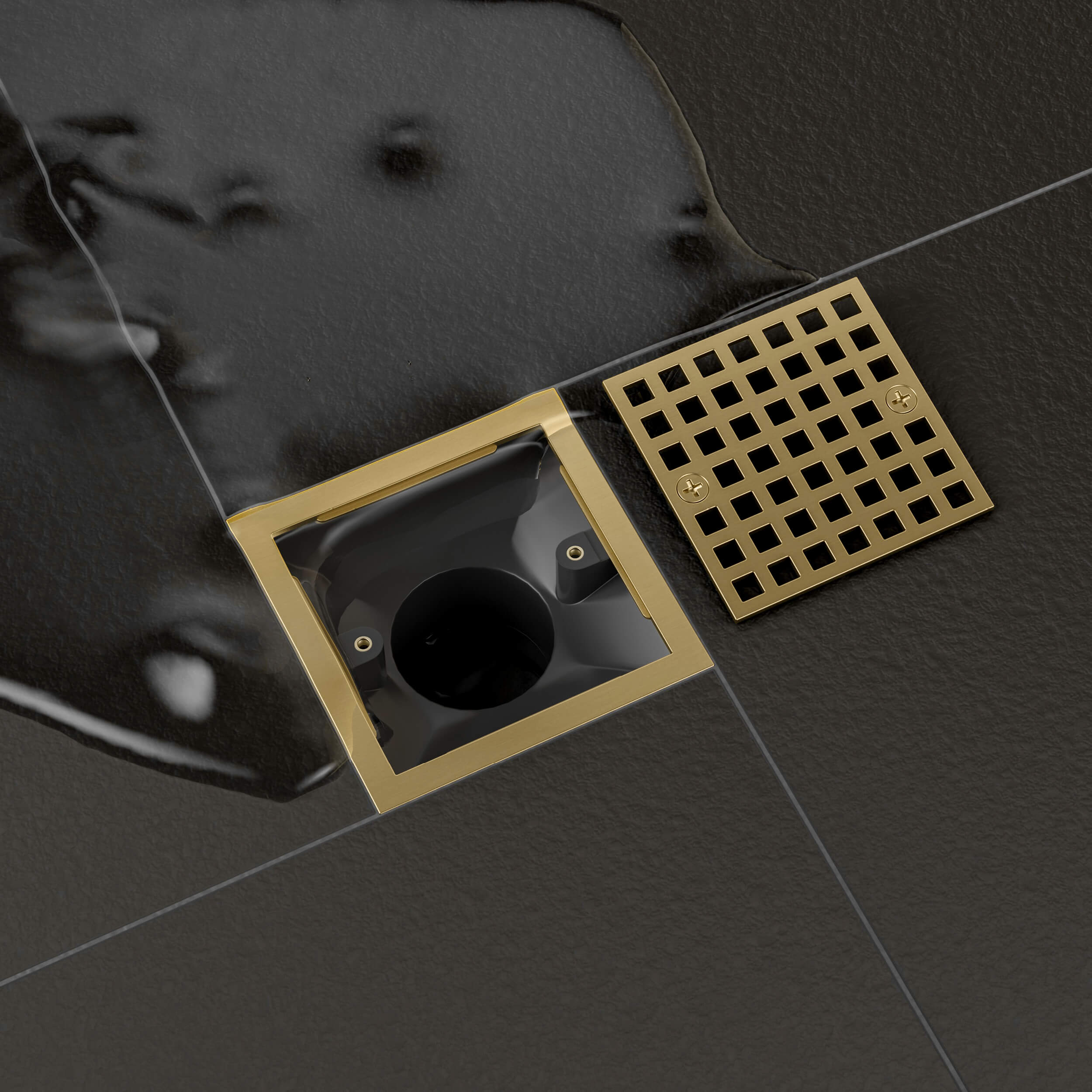 Casa 4" Tile-In Shower Drain - CFD-0401