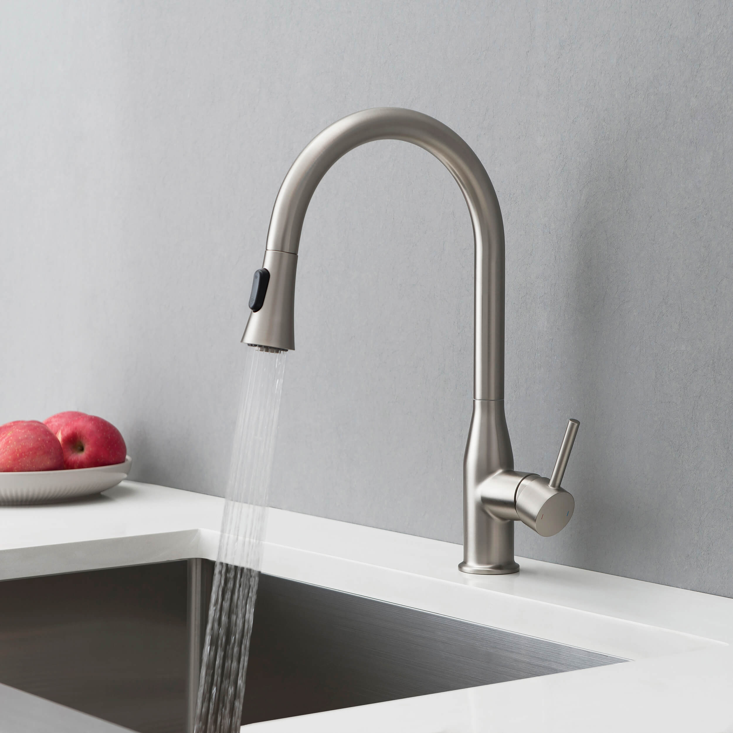 Mesa Single Handle Pull Down Kitchen Sink Faucet - CKF-2005