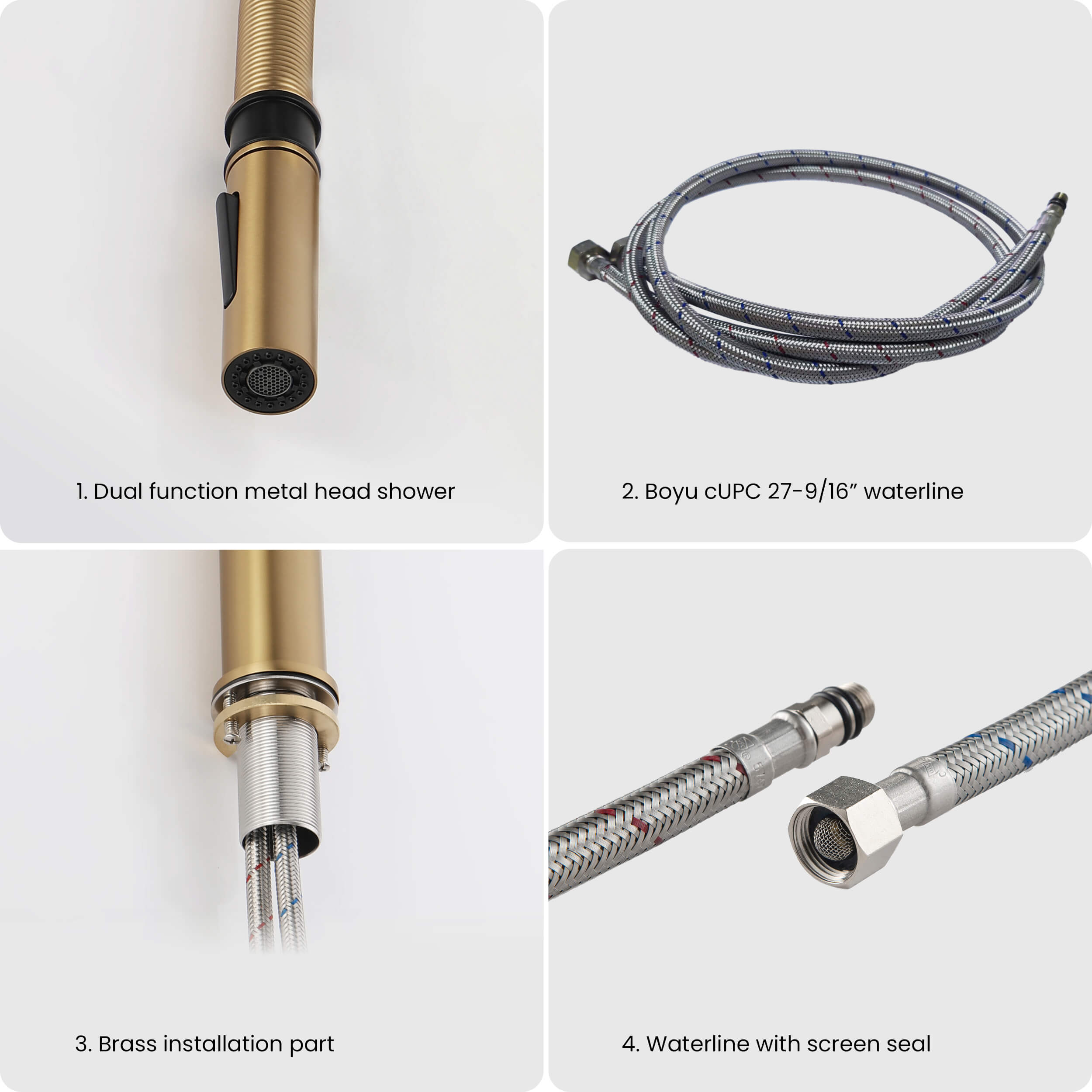 Neo Pro-style Single Handle Kitchen Faucet - CKF-2021