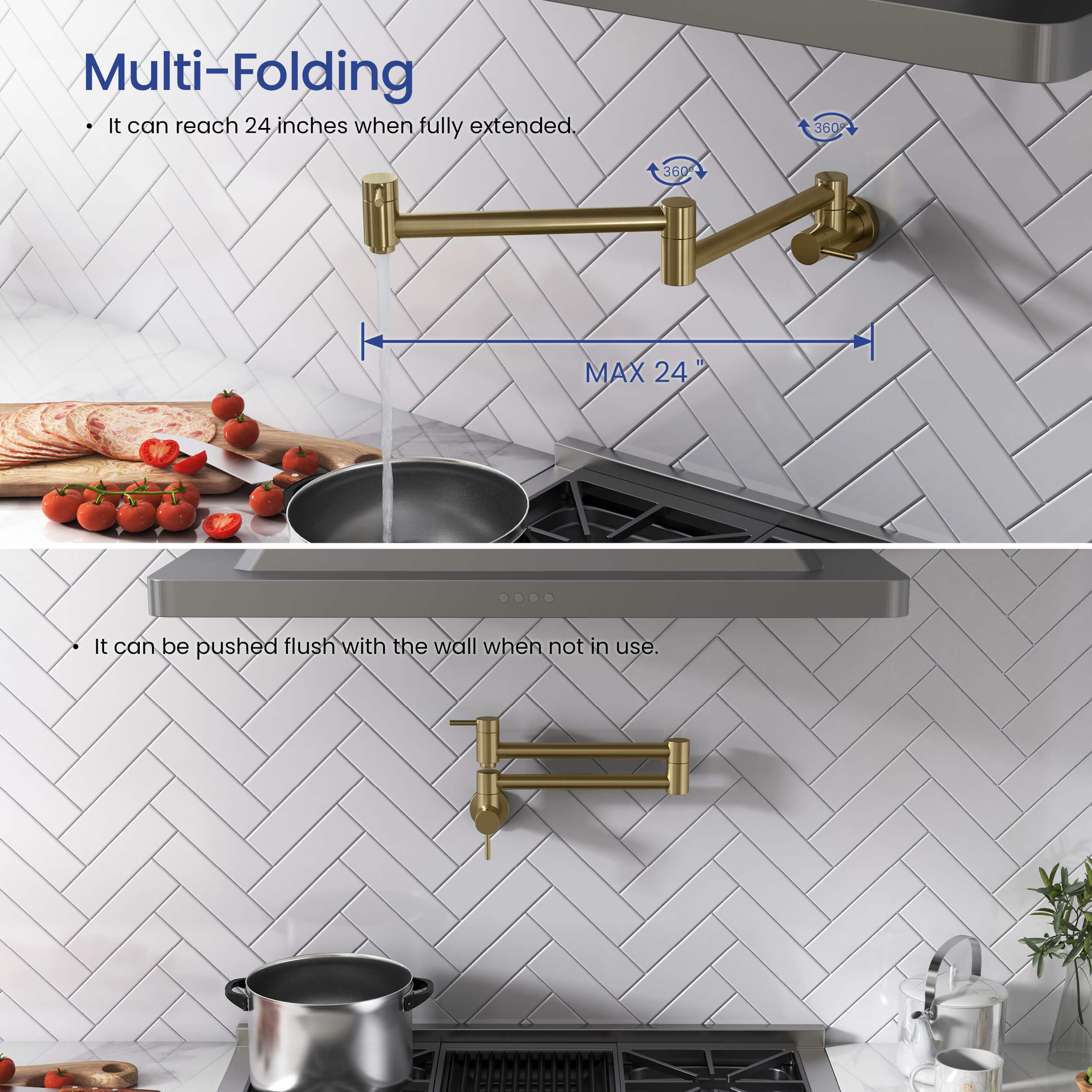 Halo Kitchen Pot Filler - CPF-601