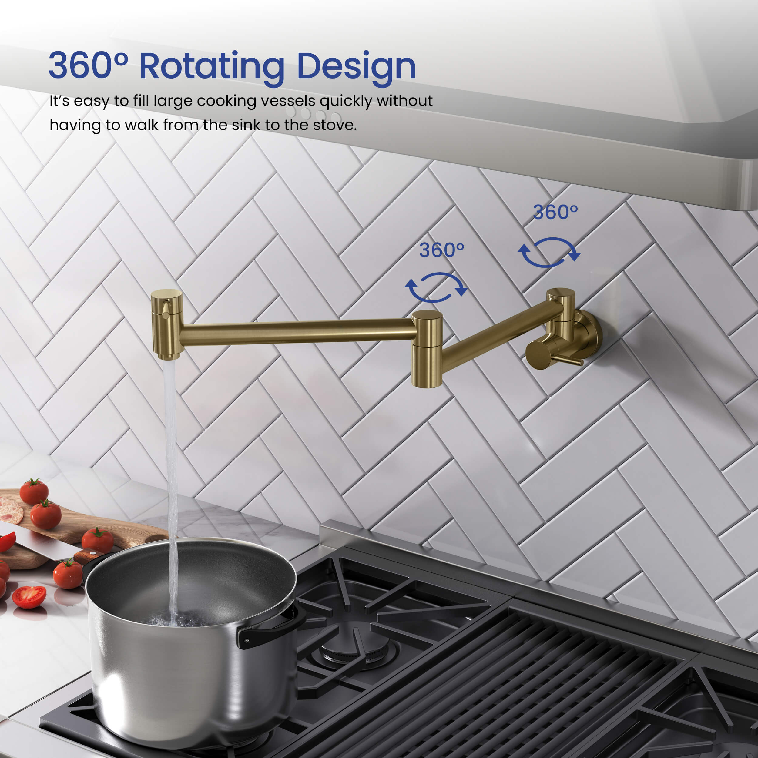 Halo Kitchen Pot Filler - CPF-601