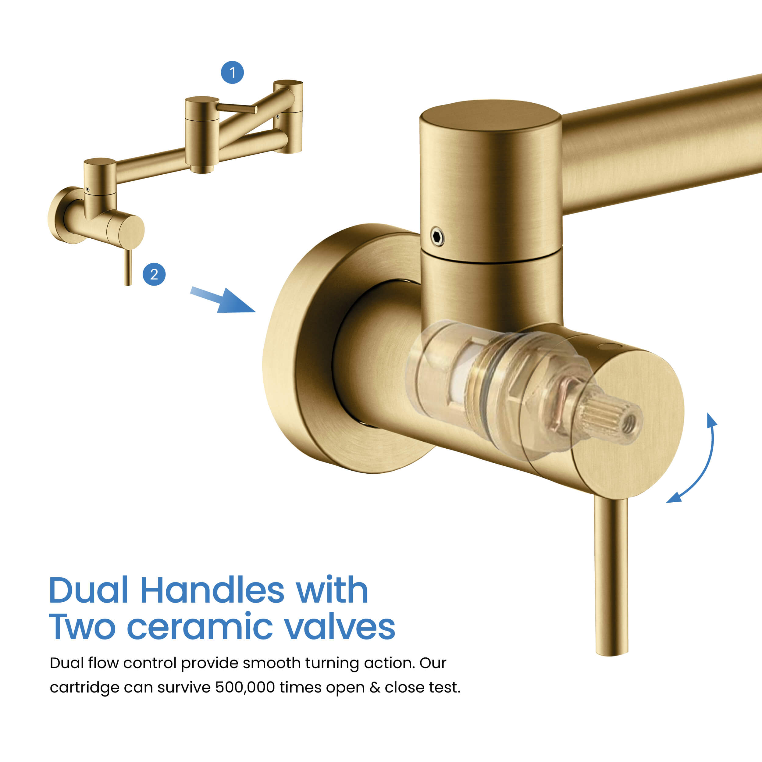 Halo Kitchen Pot Filler - CPF-601