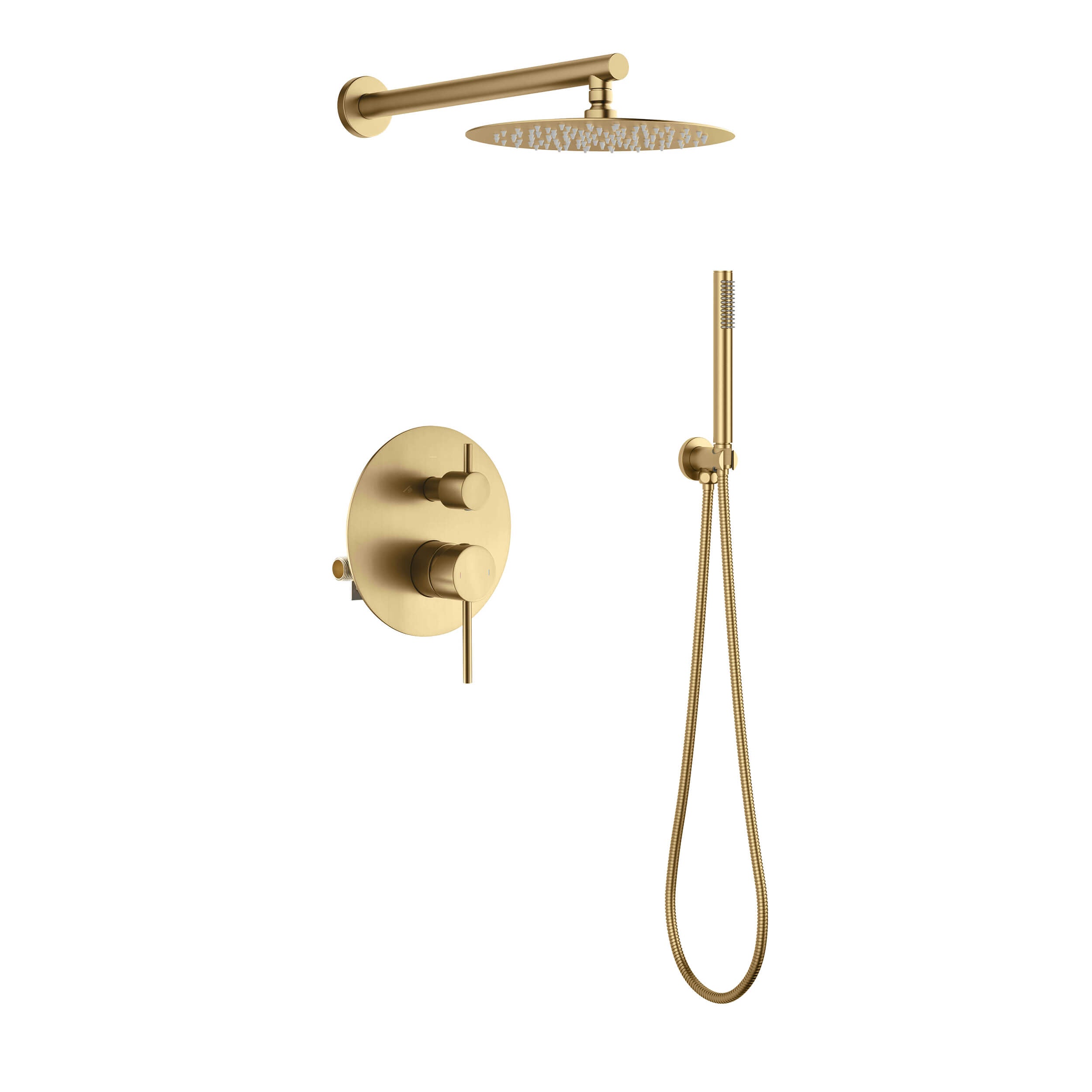 Halo Pressure Balanced 2-Function Wall Mount Shower System with Rough-in Valve - CSF-4003
