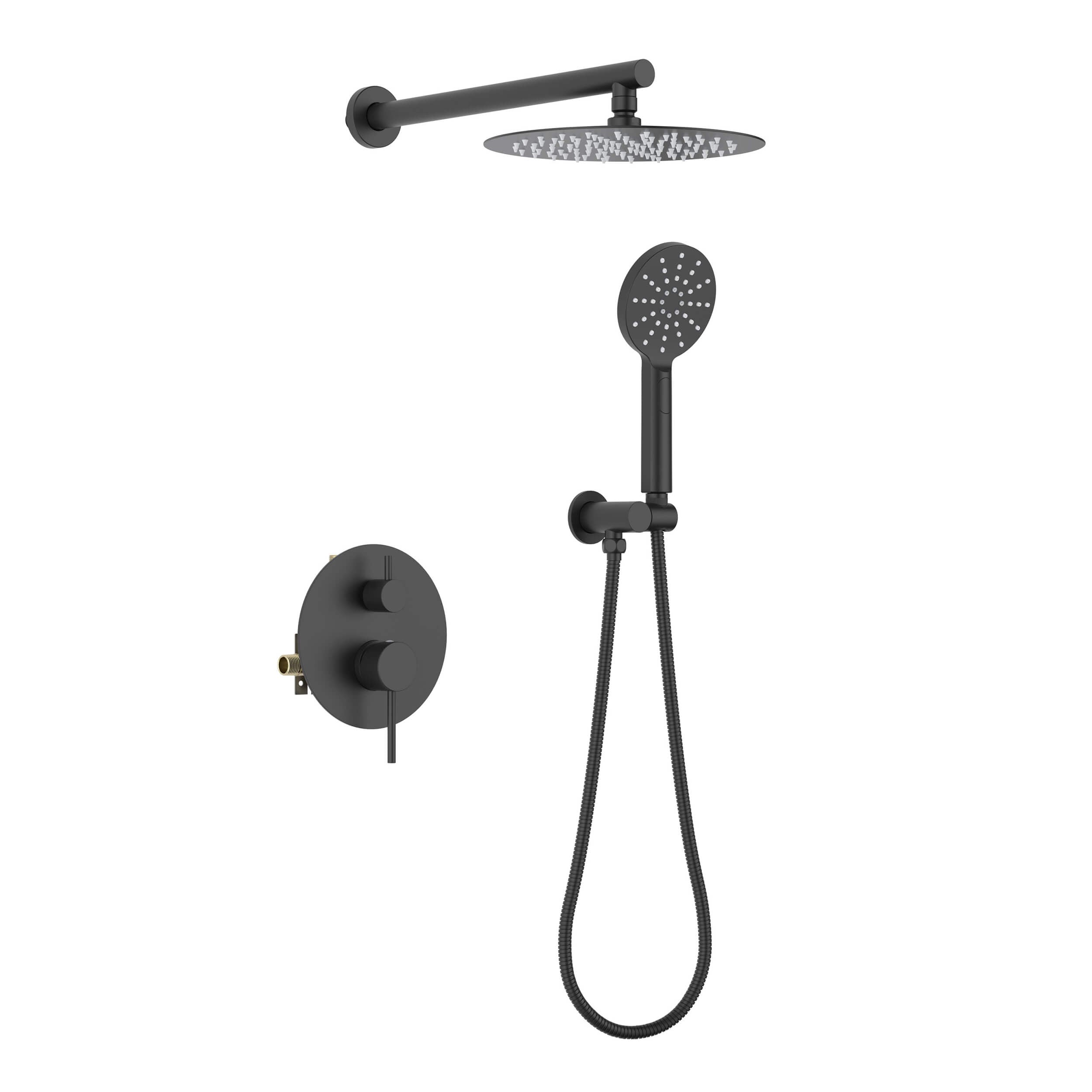Halo Pressure Balanced 2-Function Wall Mount Shower System with Rough-in Valve - CSF-4003