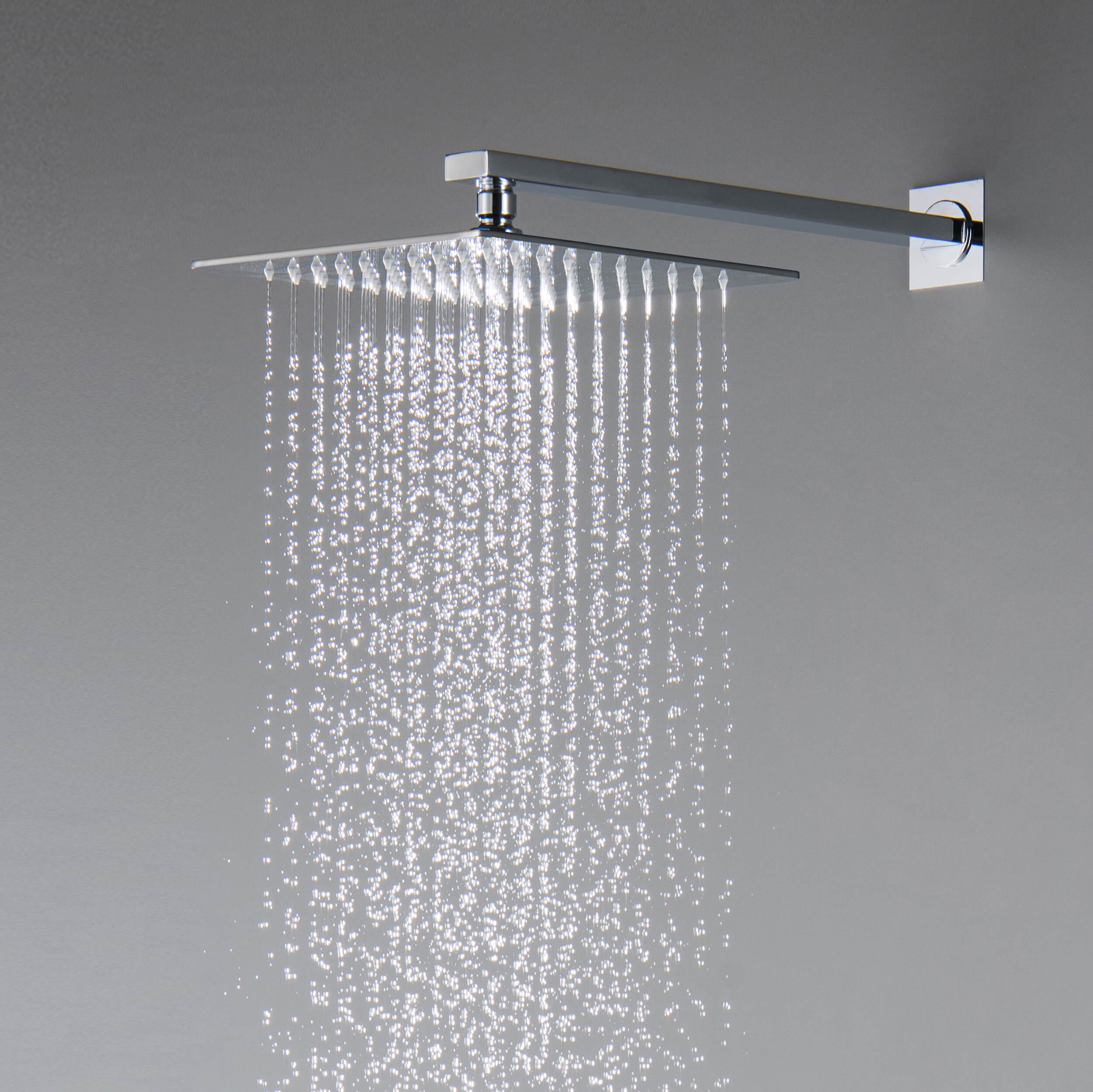 Quadra 2-Function Thermostatic Wall Mount Shower System With Rough-in Valve - CSF-4014